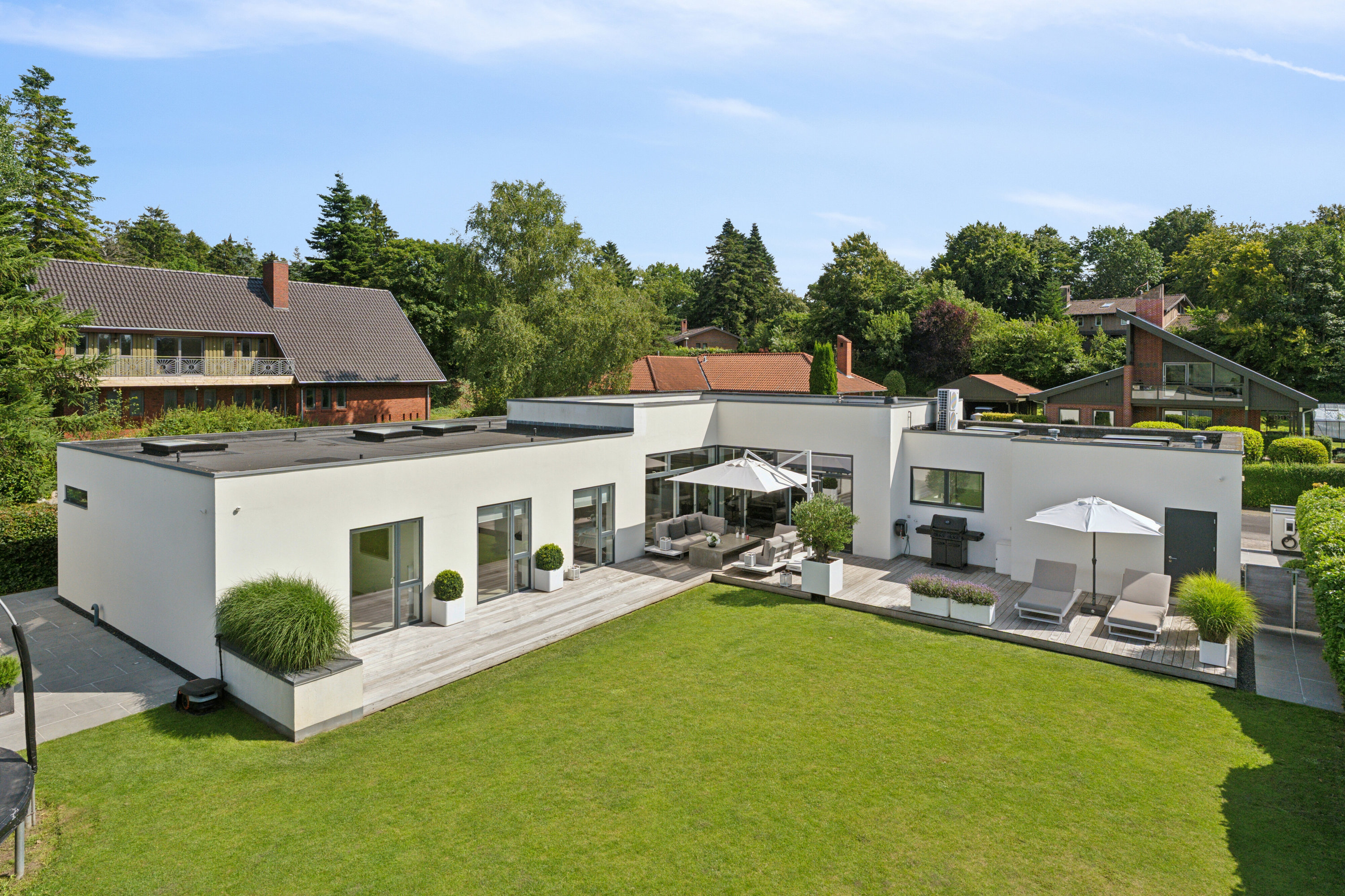 Fremhævet set fra haven billede i fuldskærmstilstand. Billede af Herthalund 11, 4200 Slagelse