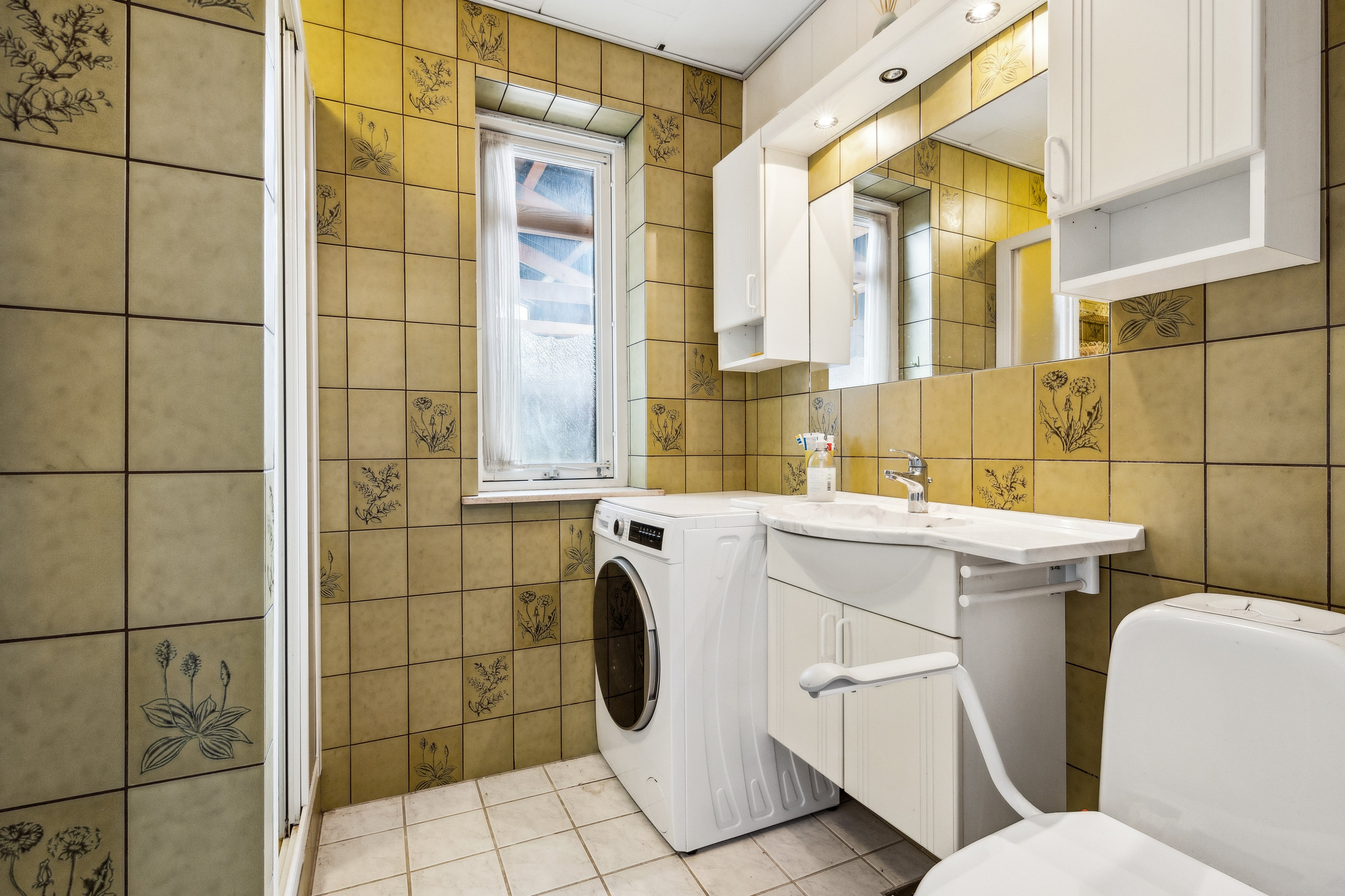 Fremhævet badeværelse billede i fuldskærmstilstand. Billede af Nyvangsvej 128, 8920 Randers NV