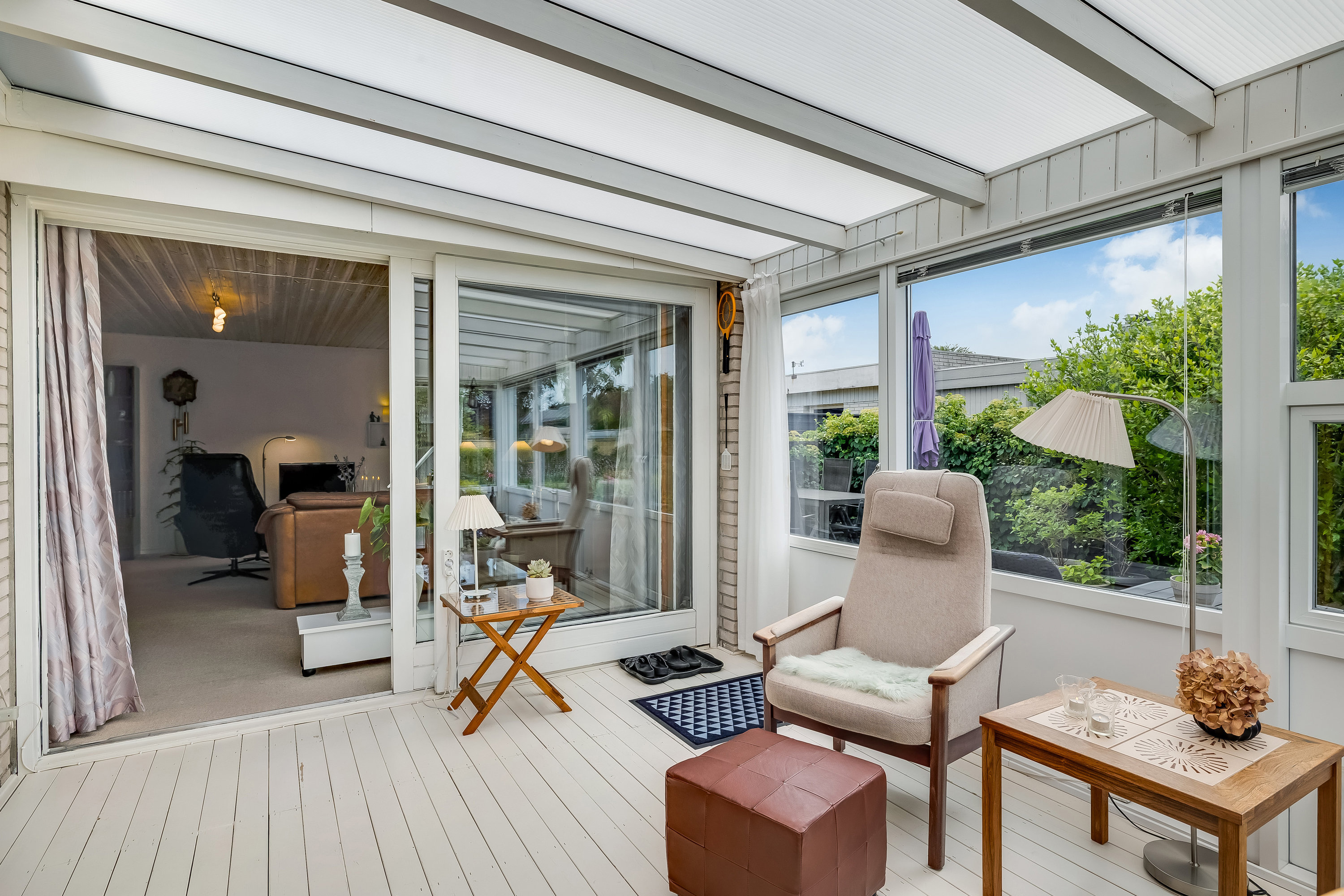 Fremhævet udestue  billede i fuldskærmstilstand. Billede af Pilevej 19, 6880 Tarm