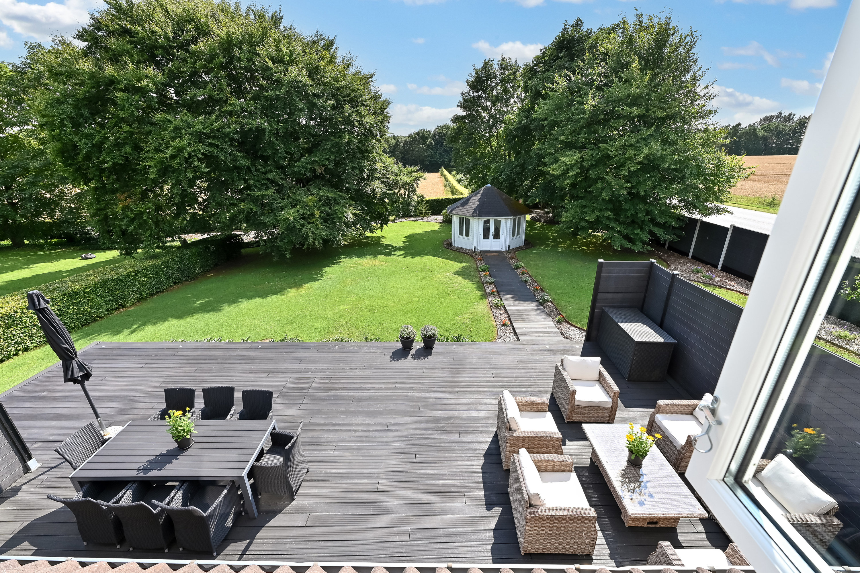 Fremhævet have billede i fuldskærmstilstand. Billede af Vardevej 125, 6933 Kibæk