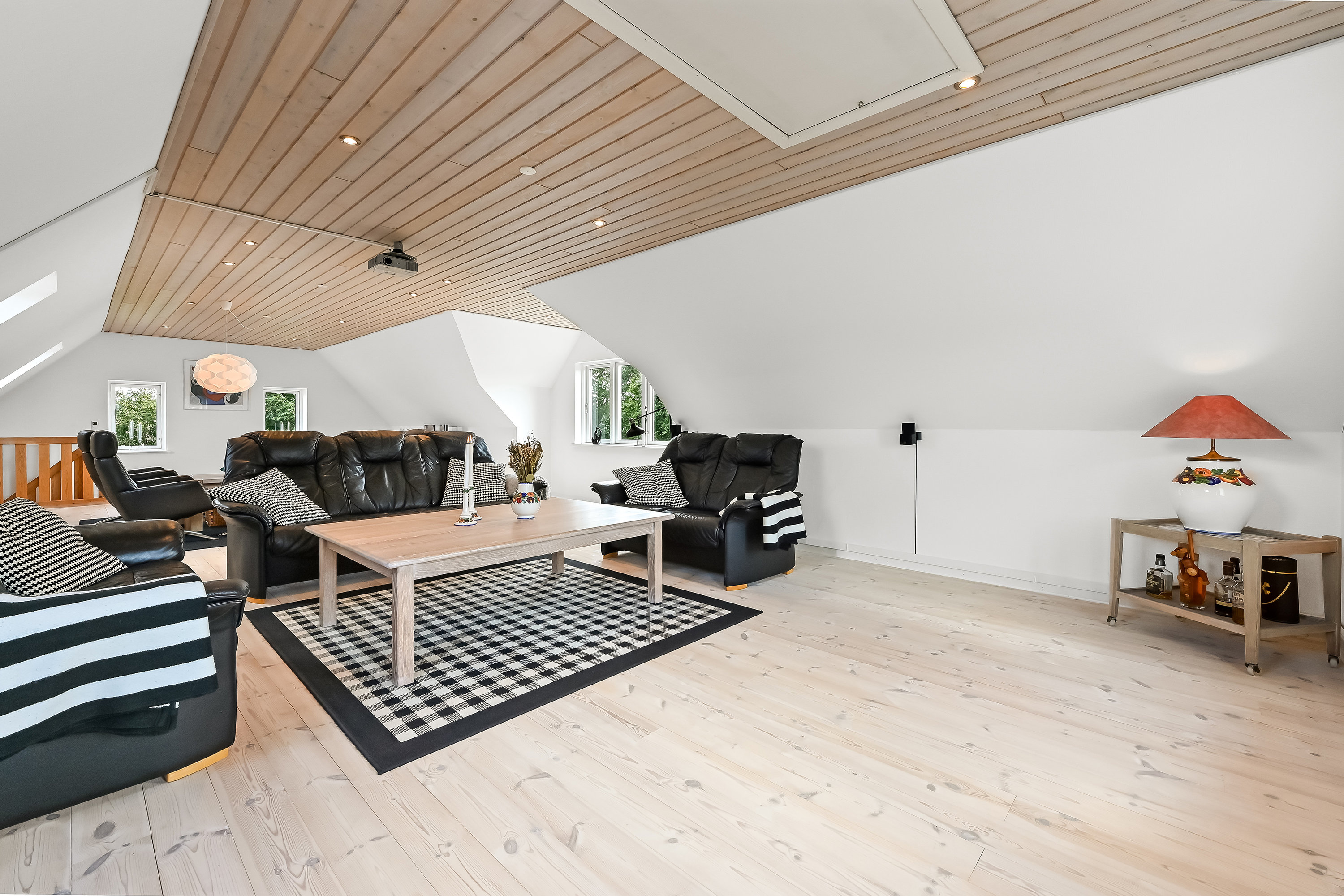 Fremhævet stue billede i fuldskærmstilstand. Billede af Vardevej 125, 6933 Kibæk