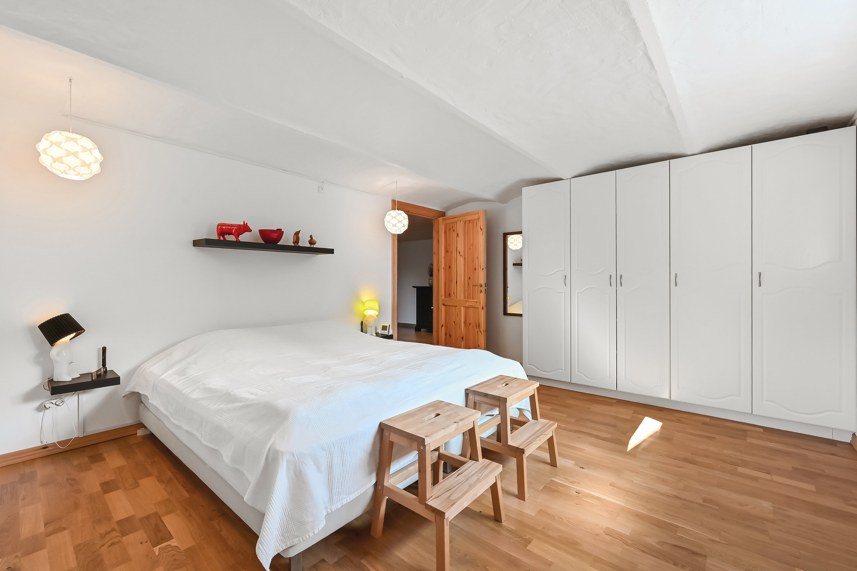 Fremhævet soveværelse billede i fuldskærmstilstand. Billede af Vardevej 125, 6933 Kibæk