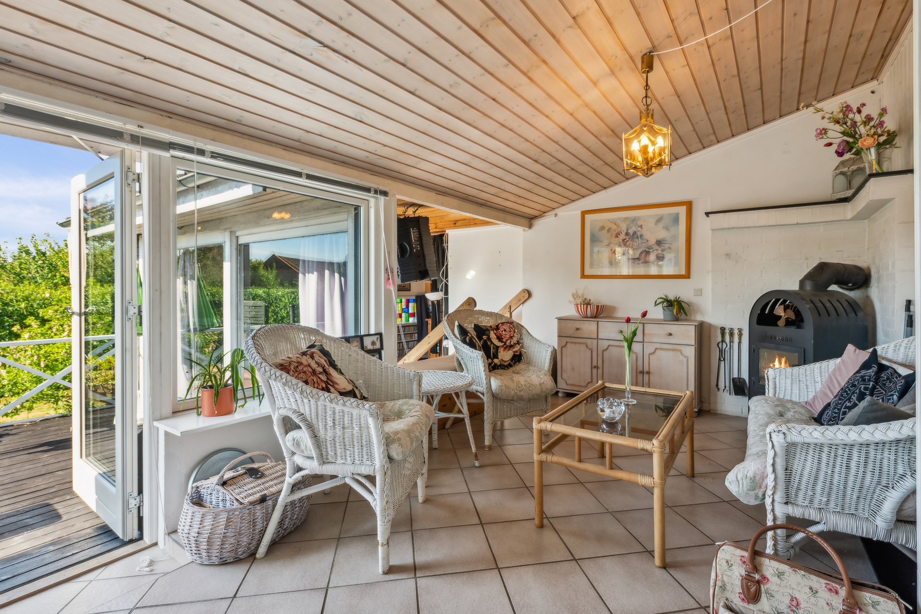 Fremhævet stue billede i fuldskærmstilstand. Billede af Chr Winthers Vej 4A, 3000 Helsingør