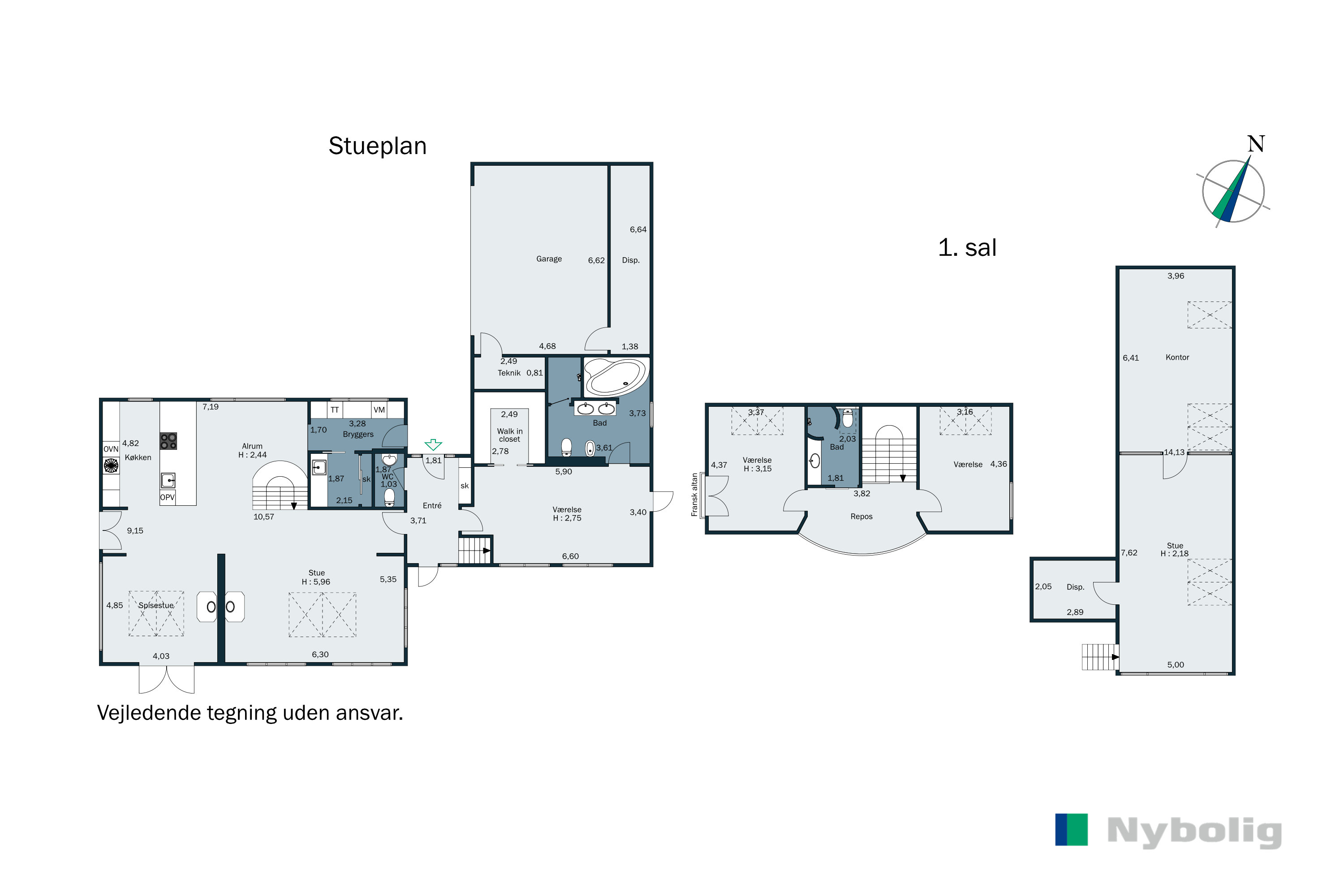 Plantegninger billede af Strandvejen 340D, 2980 Kokkedal