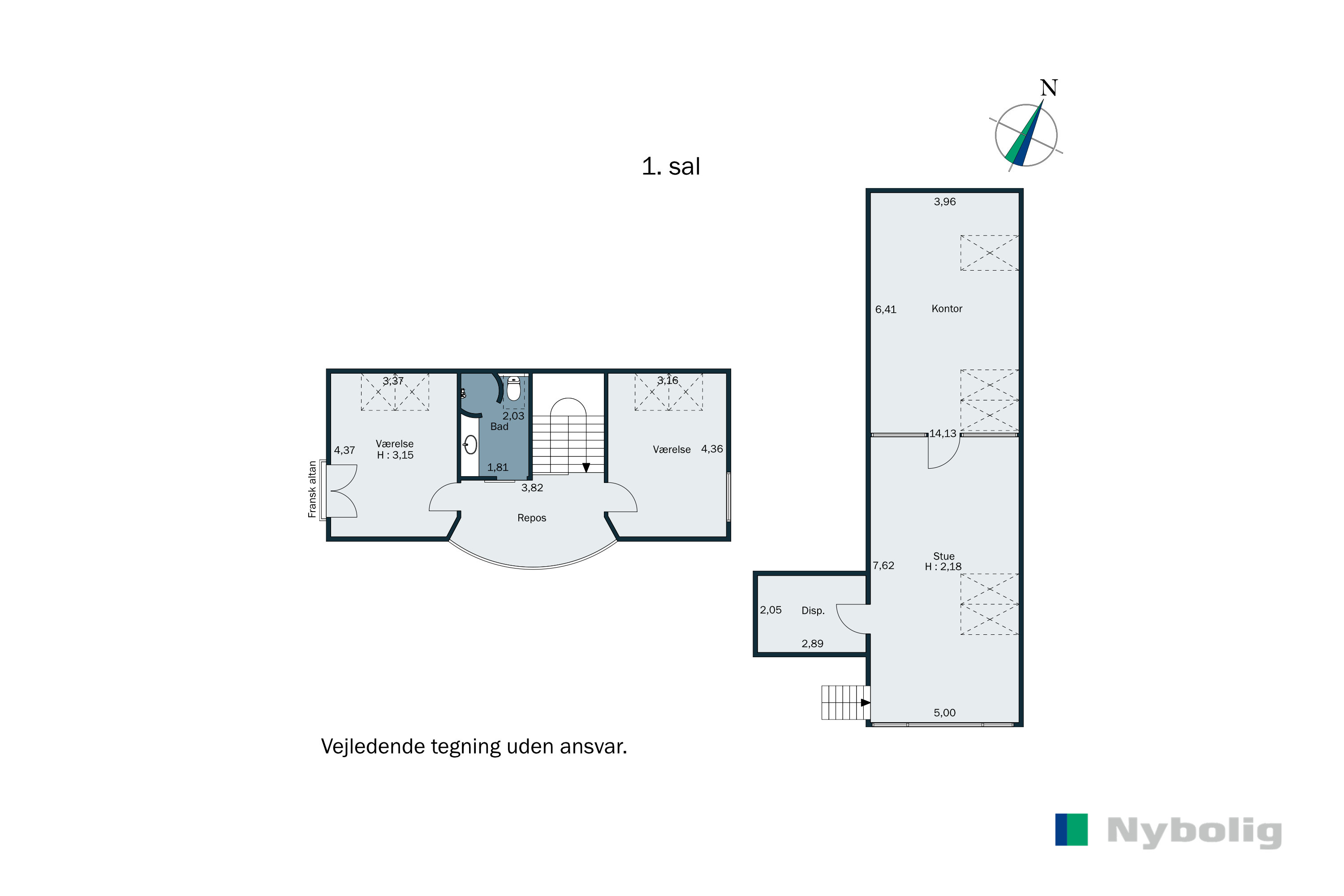 Plantegninger billede af Strandvejen 340D, 2980 Kokkedal