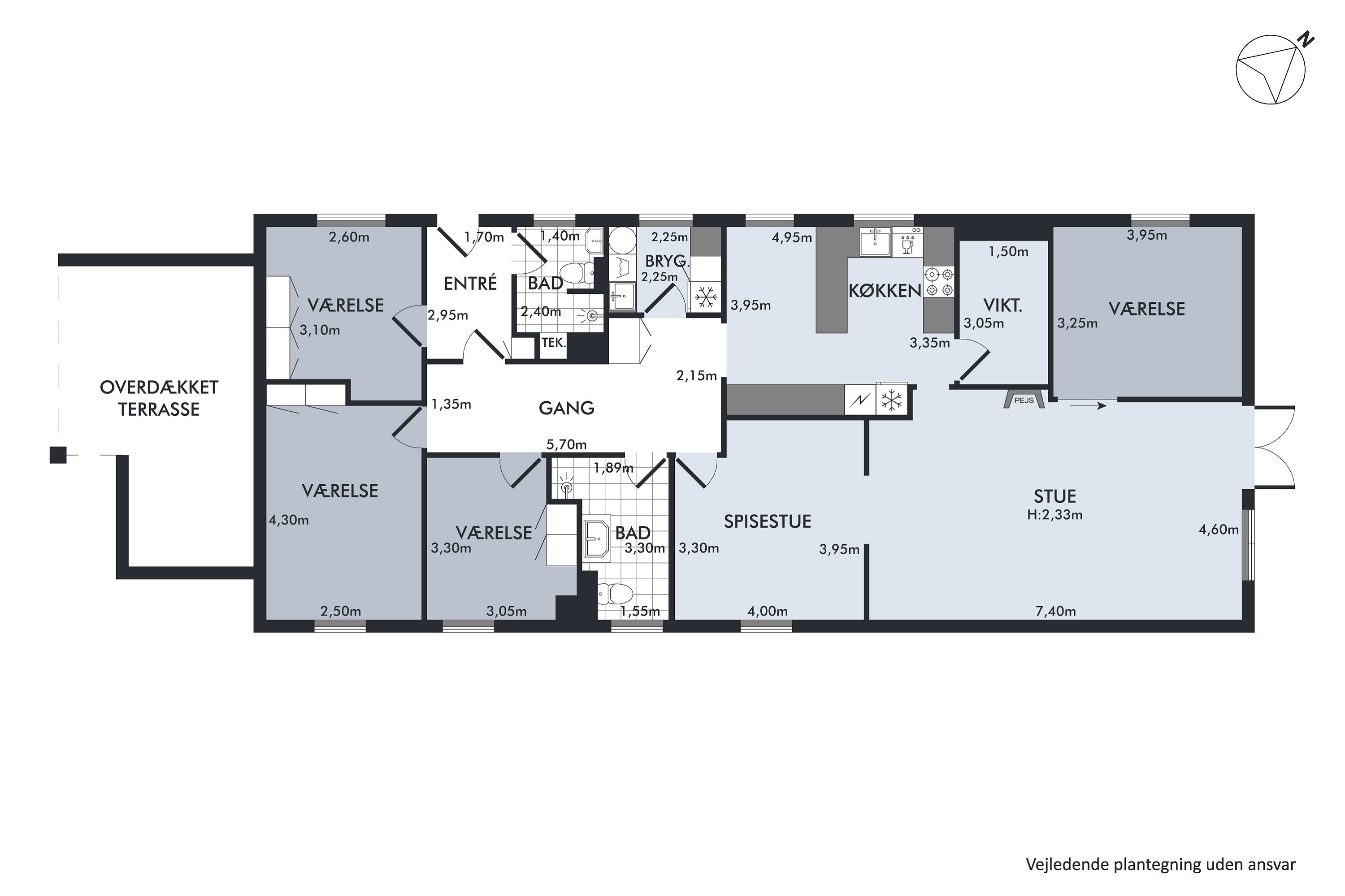 Plantegninger billede af Sdr. Vingevej 5, Torup, 8860 Ulstrup