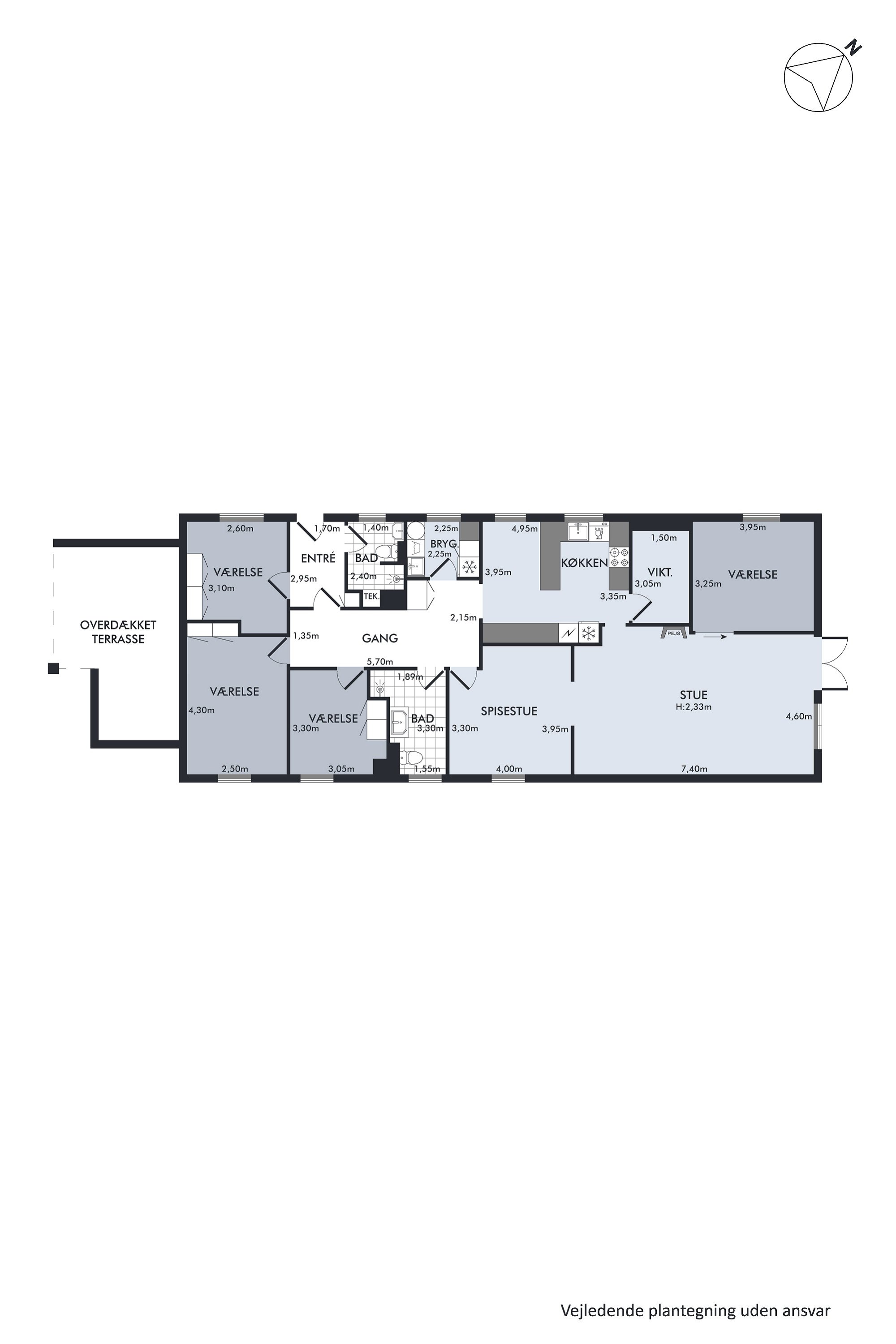Plantegninger billede af Sdr. Vingevej 5, Torup, 8860 Ulstrup