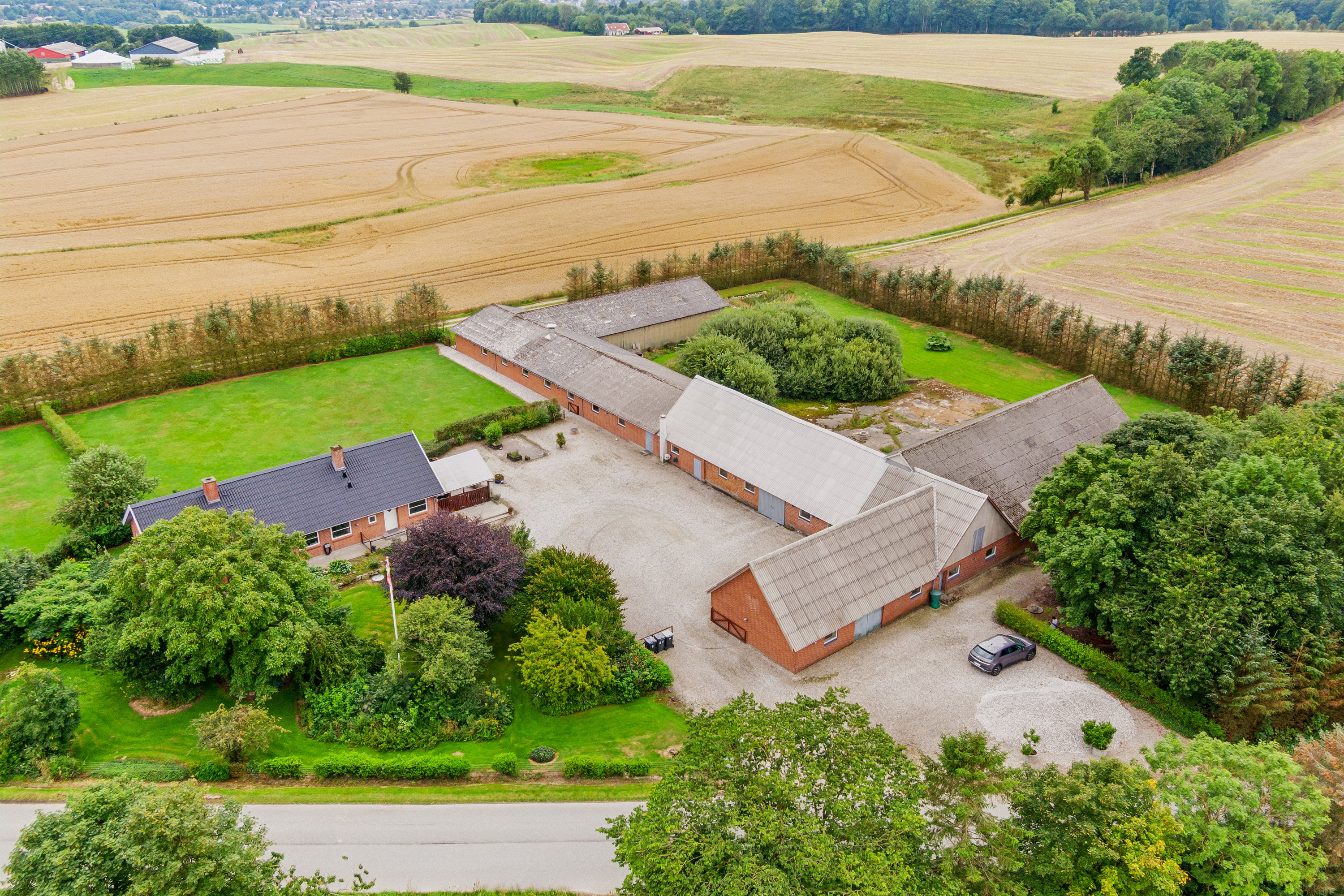 Miniaturebillede 1: luftfoto. Billede af Sdr. Vingevej 5, Torup, 8860 Ulstrup