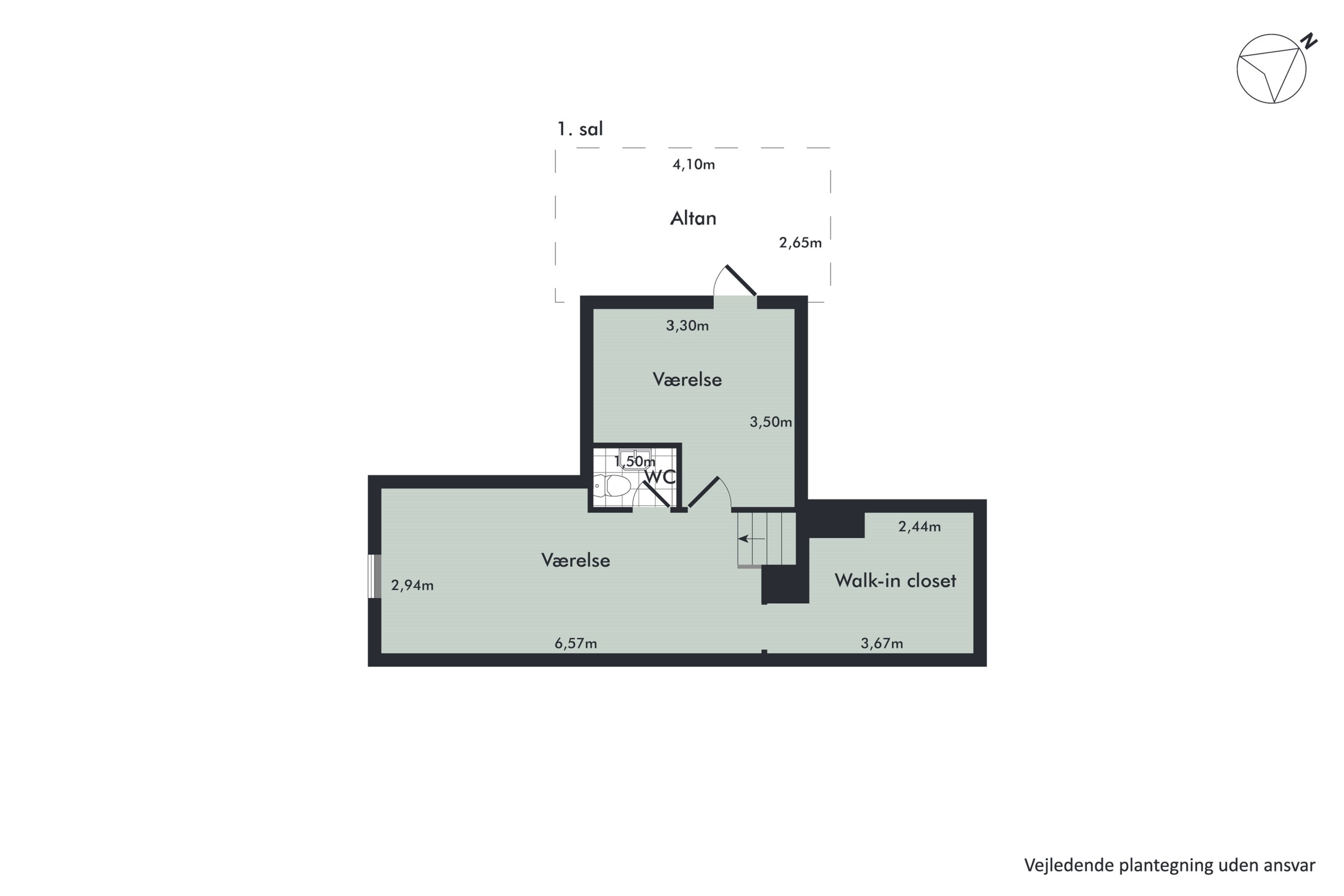 Plantegninger billede af Lindumvej 6, Hvornum, 9500 Hobro
