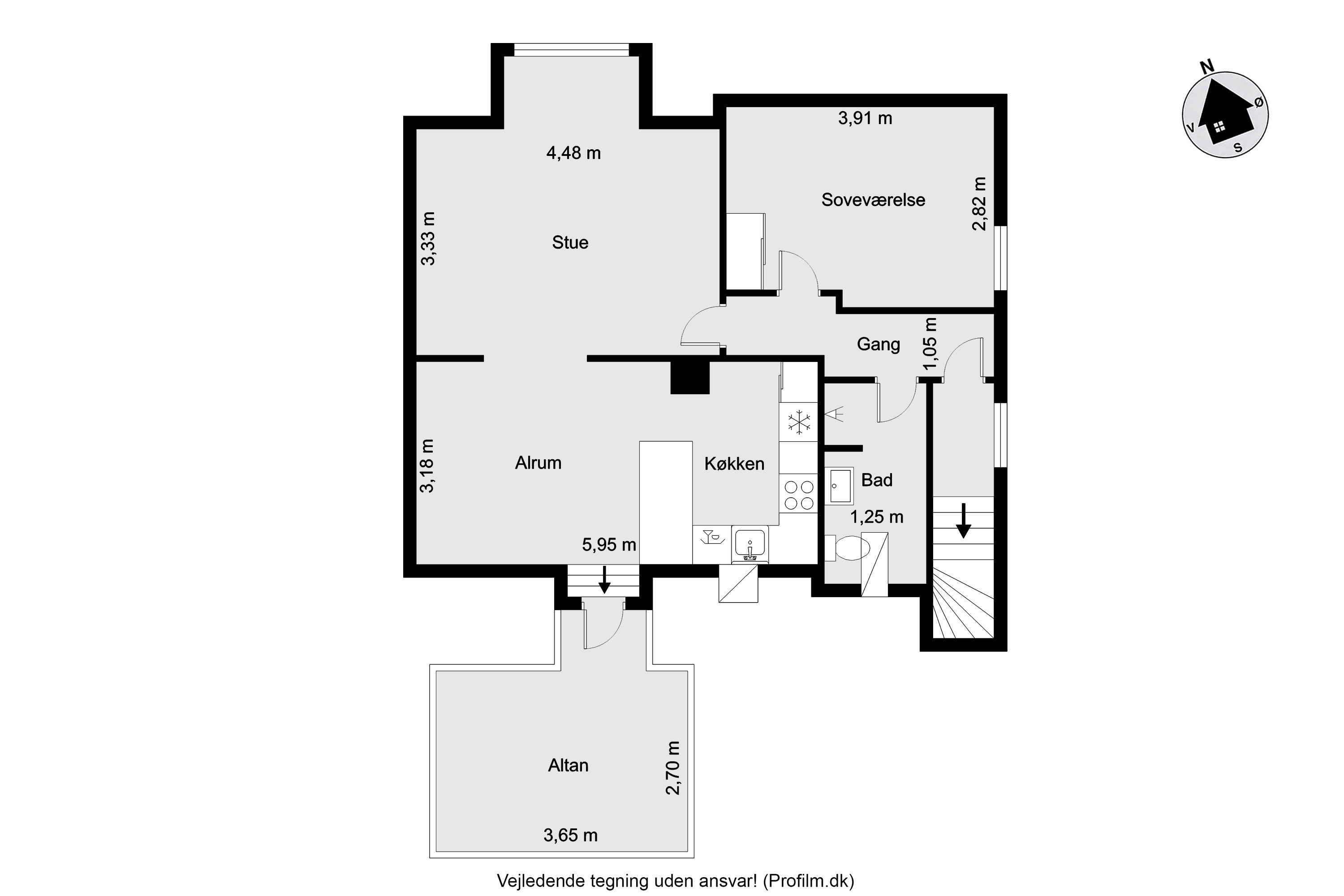 Plantegninger billede af Grønnegade 2A, 2., 7400 Herning