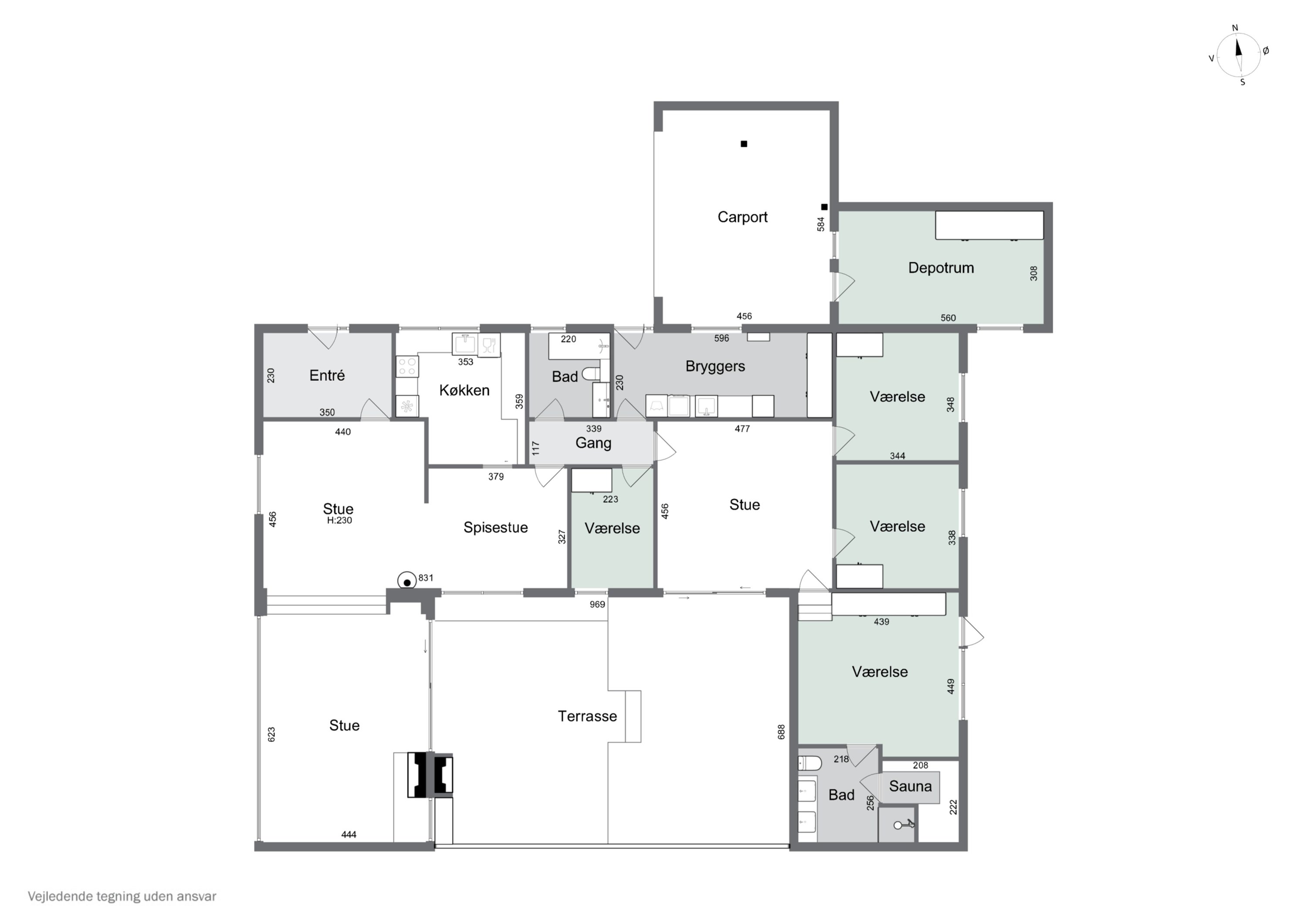 Plantegninger billede af Grønlundsvej 6, 4760 Vordingborg