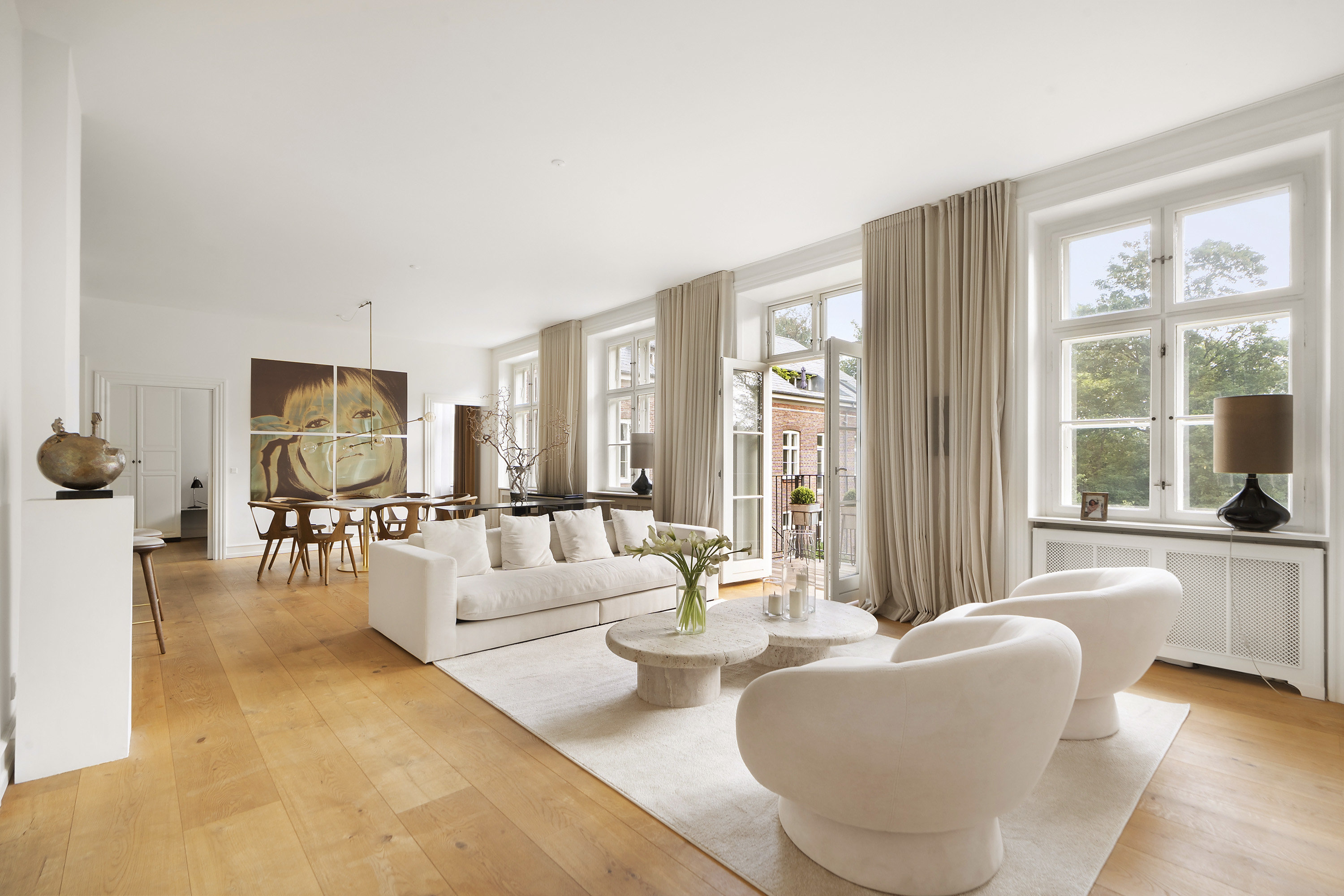 Fremhævet stue billede i fuldskærmstilstand. Billede af Christianshavns Voldgade 12, 1. th., 1424 København K