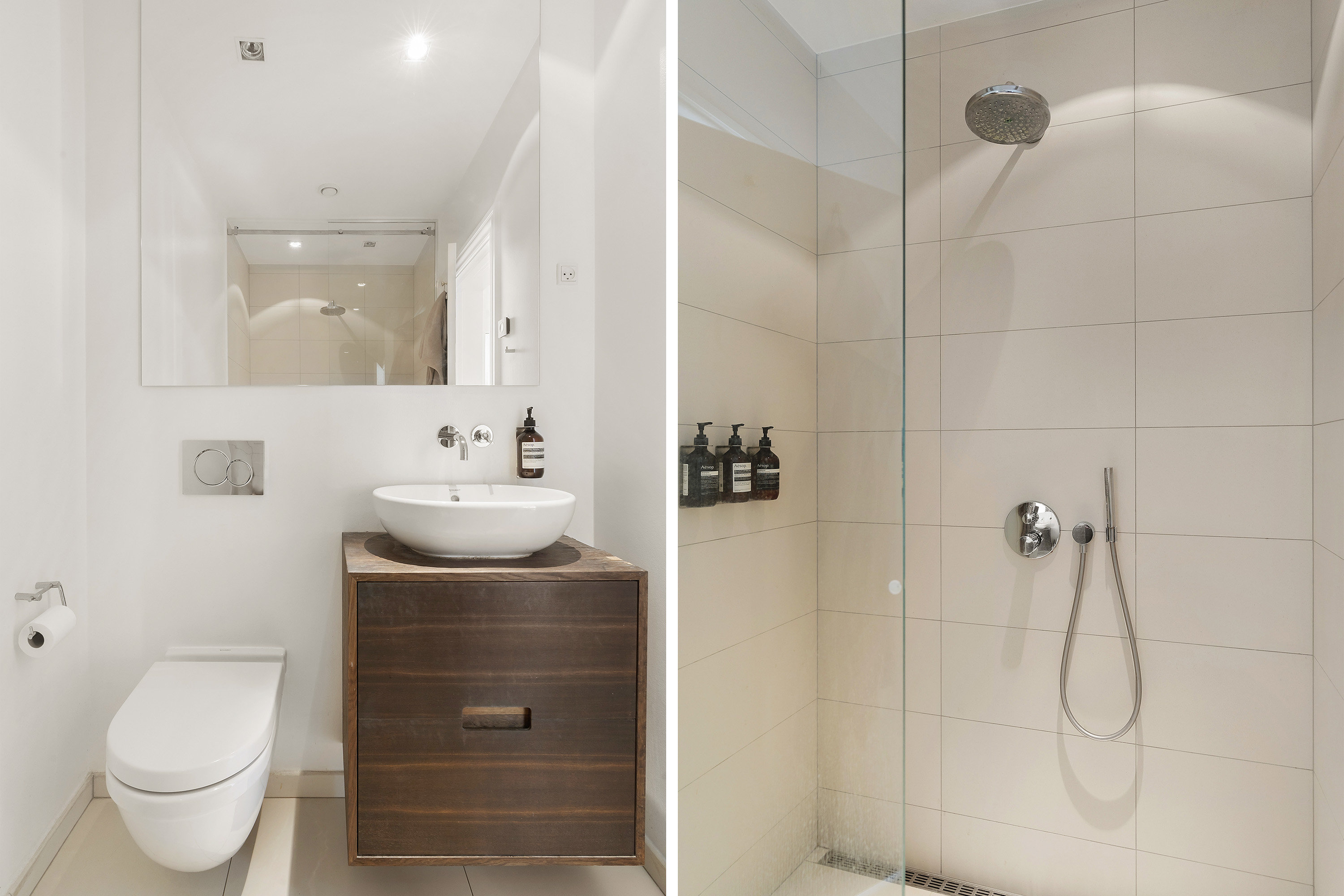 Fremhævet badeværelse billede i fuldskærmstilstand. Billede af Christianshavns Voldgade 12, 1. th., 1424 København K