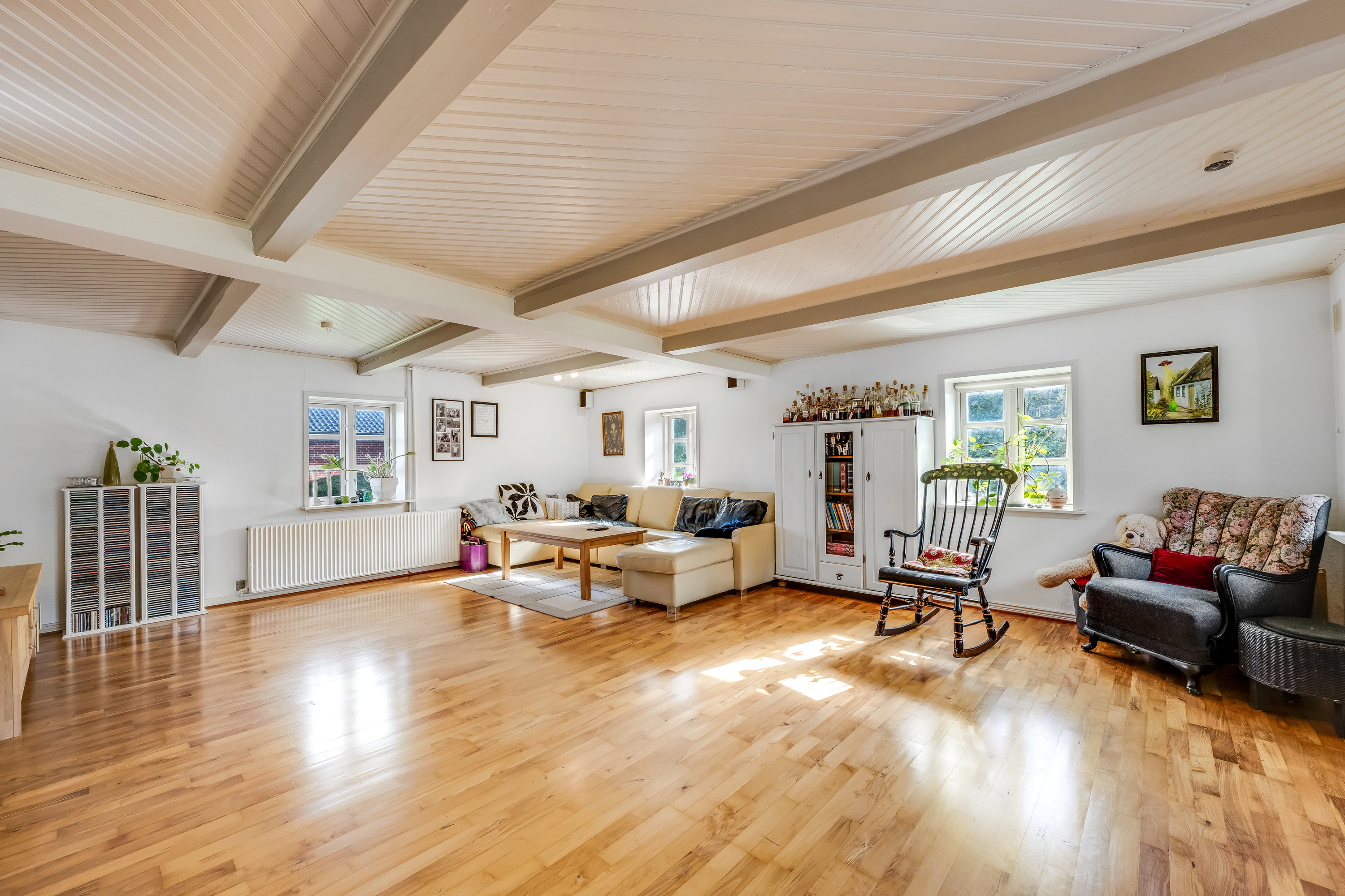 Fremhævet stue billede i fuldskærmstilstand. Billede af Letagervej 2, Dejbjerg, 6900 Skjern