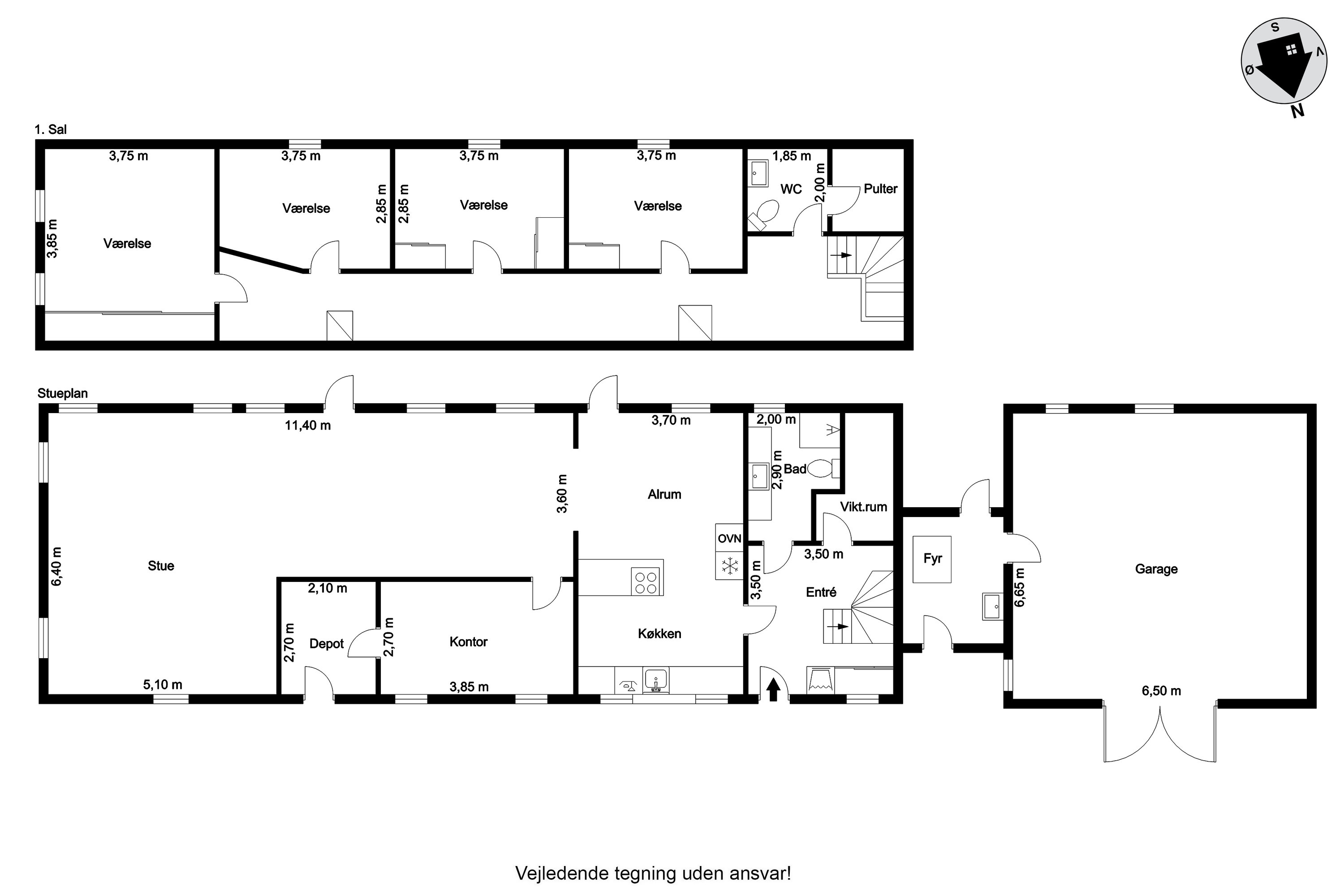 Plantegninger billede af Letagervej 2, Dejbjerg, 6900 Skjern