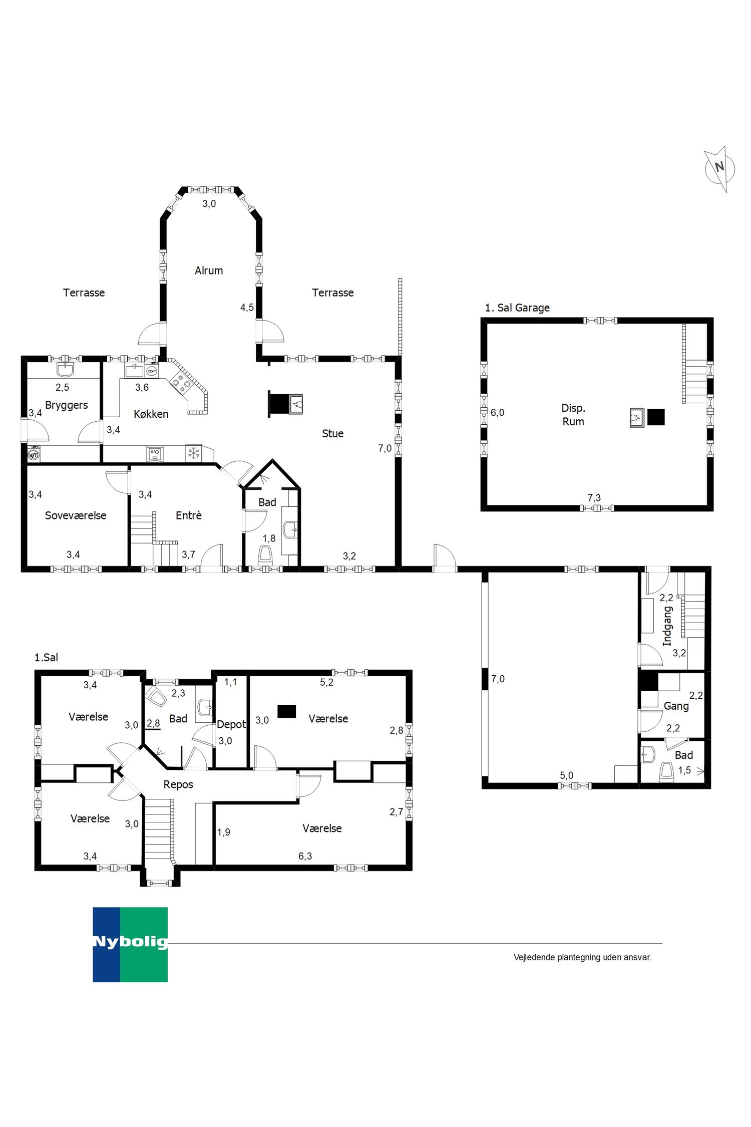 Plantegninger billede af Askærgårdvej 19, Sig, 6800 Varde
