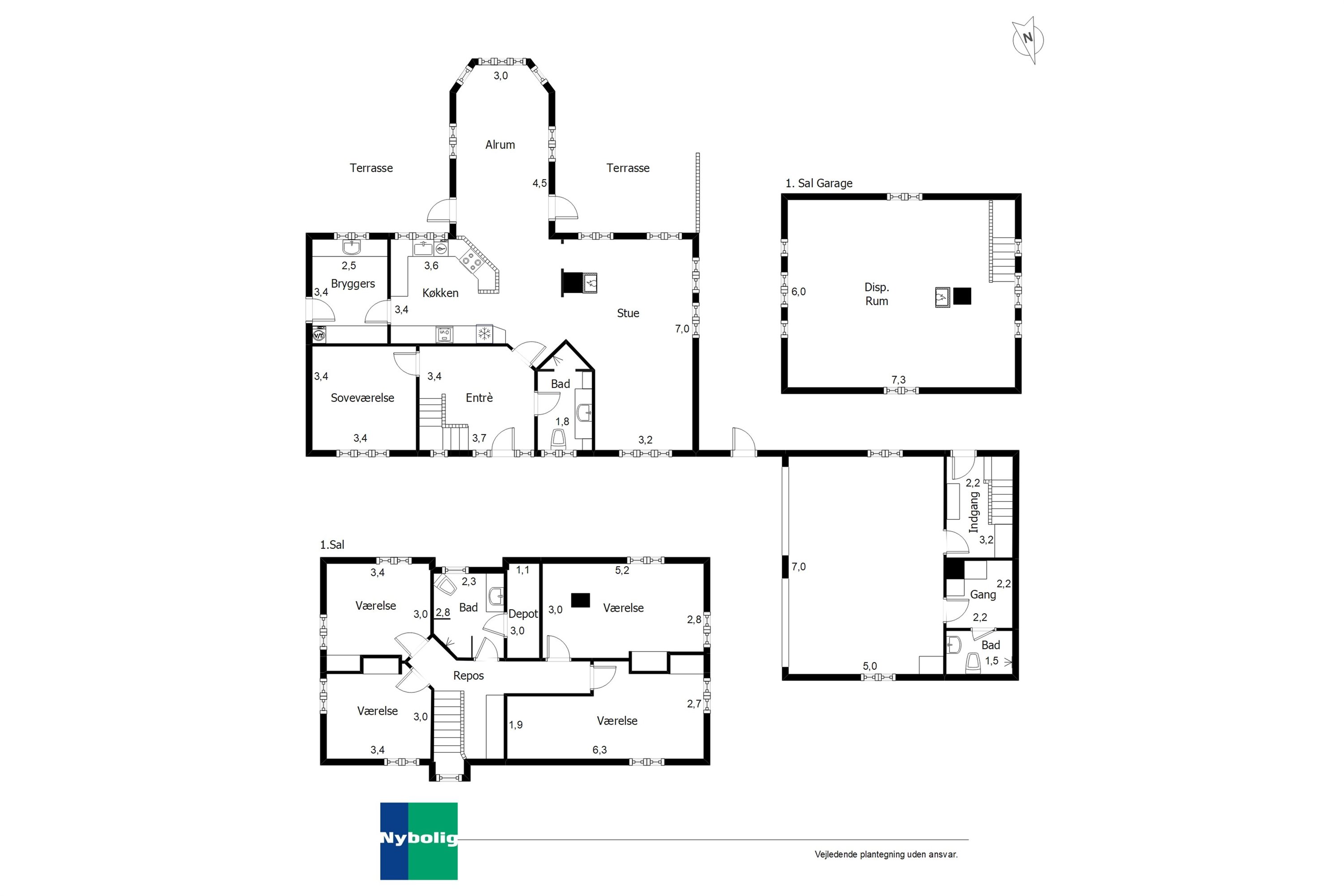 Plantegninger billede af Askærgårdvej 19, Sig, 6800 Varde