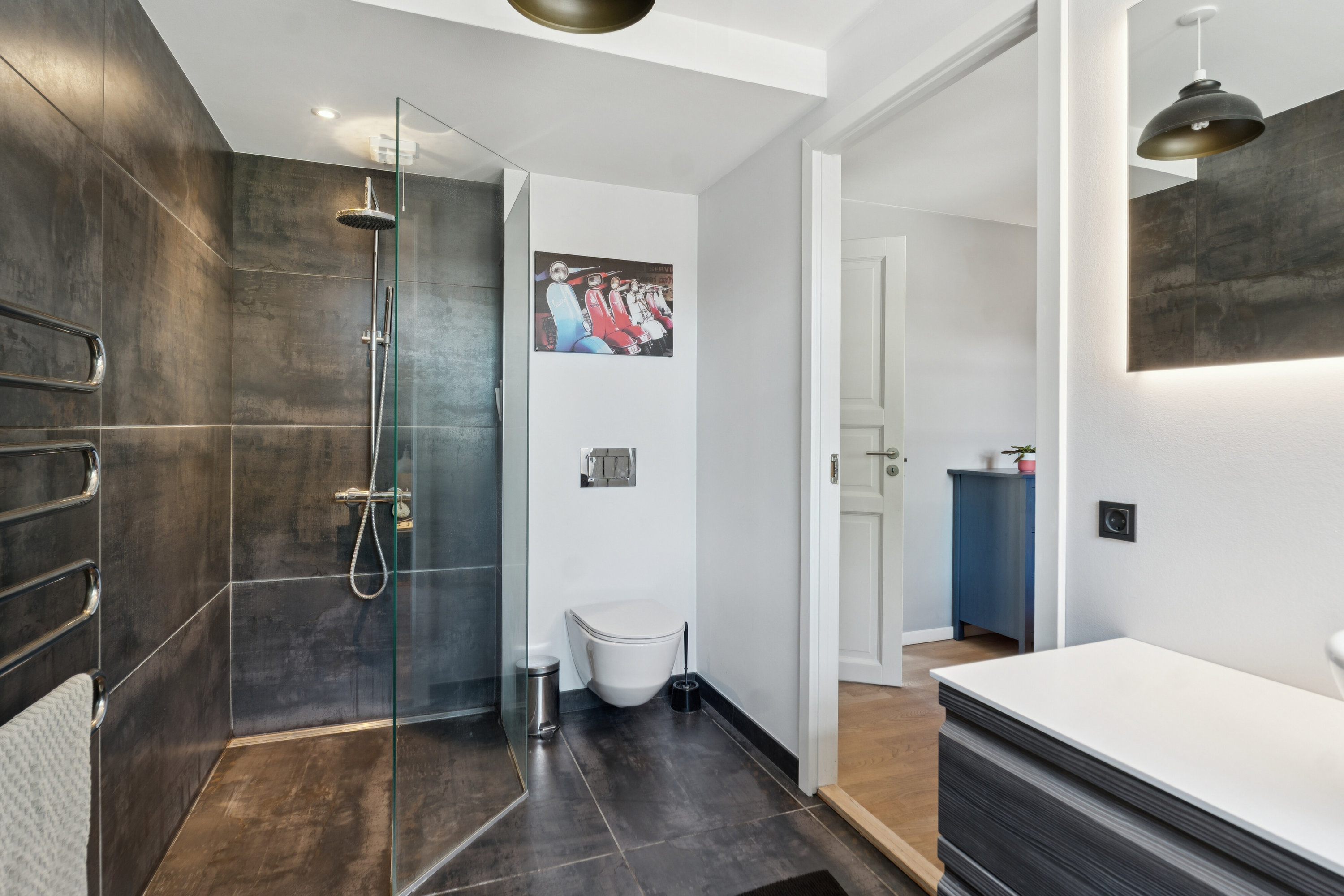 Fremhævet badeværelse billede i fuldskærmstilstand. Billede af Stenbukken 48, 5700 Svendborg