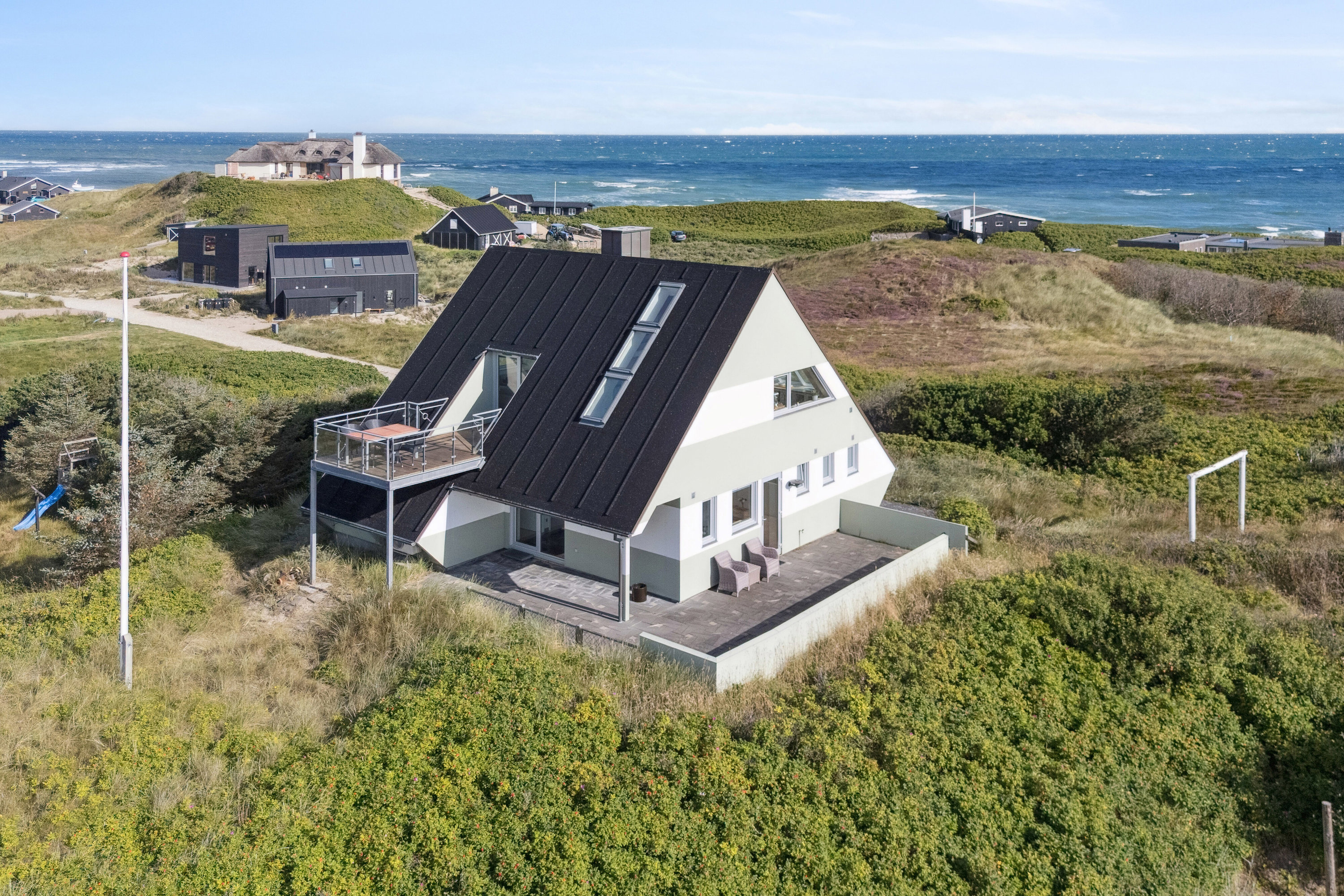 Fremhævet luftfoto billede i fuldskærmstilstand. Billede af Stågbak 8, Klitmøller, 7700 Thisted