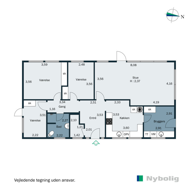 Plantegninger billede af Kastanielunden 67, 6705 Esbjerg Ø