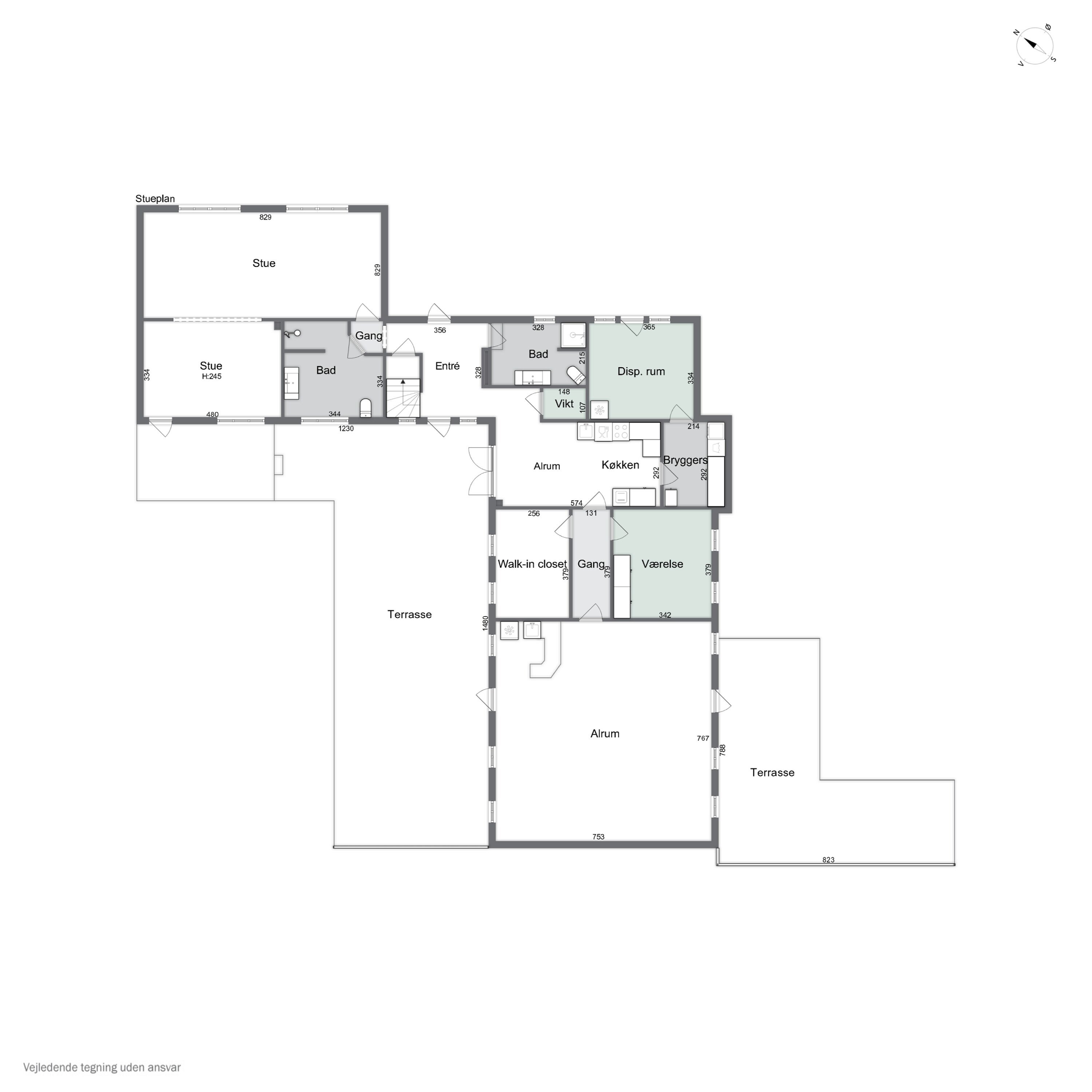 Plantegninger billede af Møllegyden 37, Gamby, 5471 Søndersø