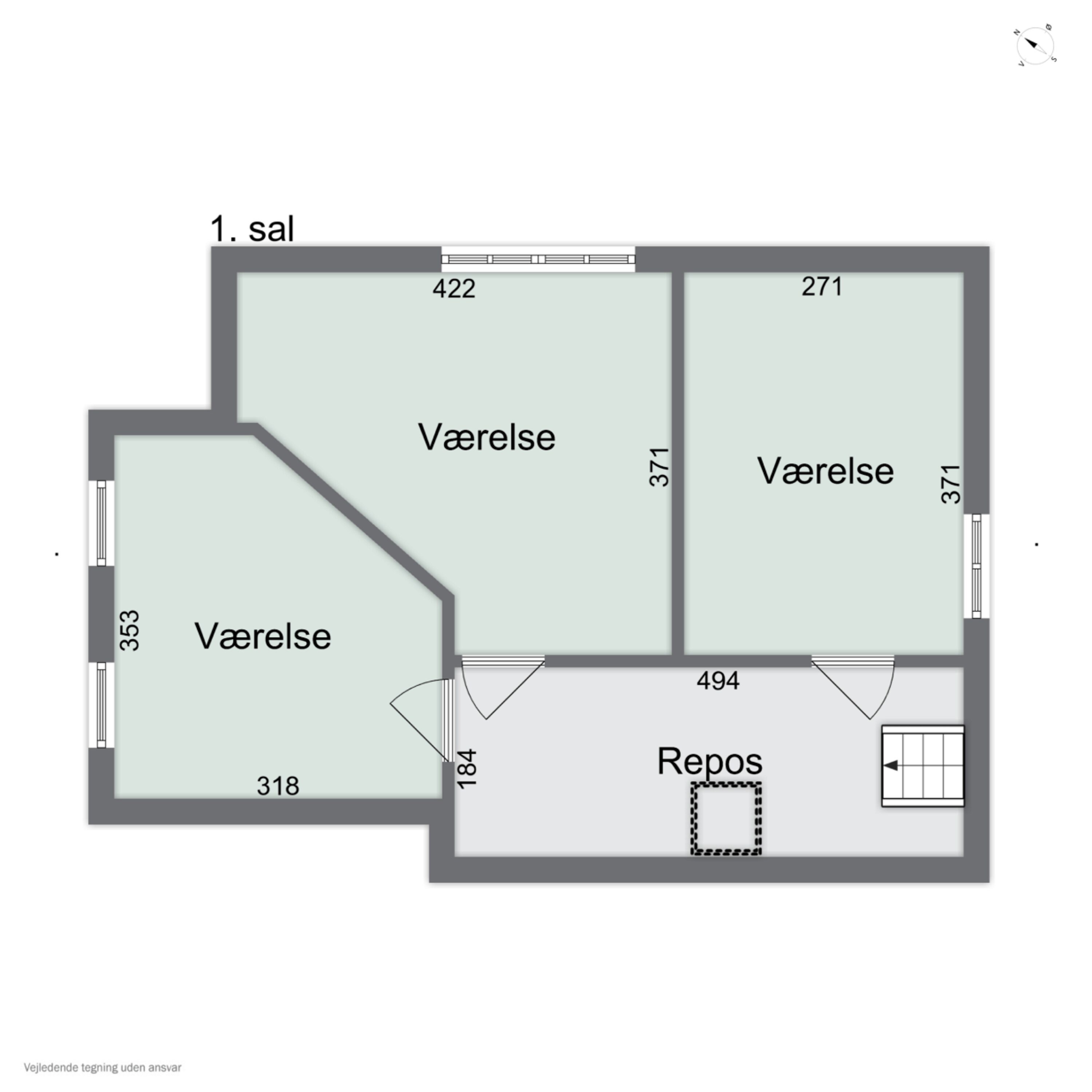 Plantegninger billede af Møllegyden 37, Gamby, 5471 Søndersø
