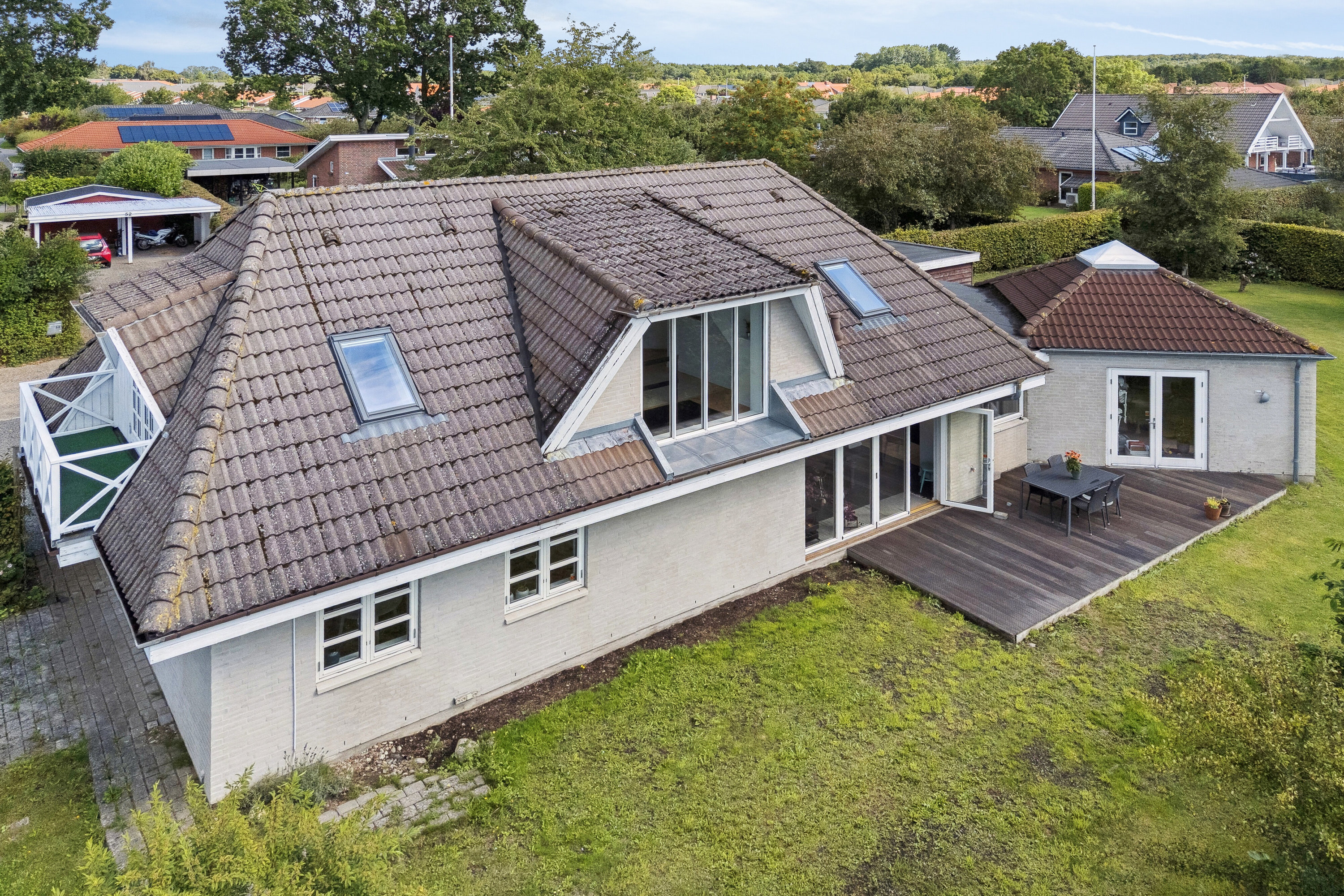 Fremhævet luftfoto billede i fuldskærmstilstand. Billede af Stenbukken 48, 5700 Svendborg