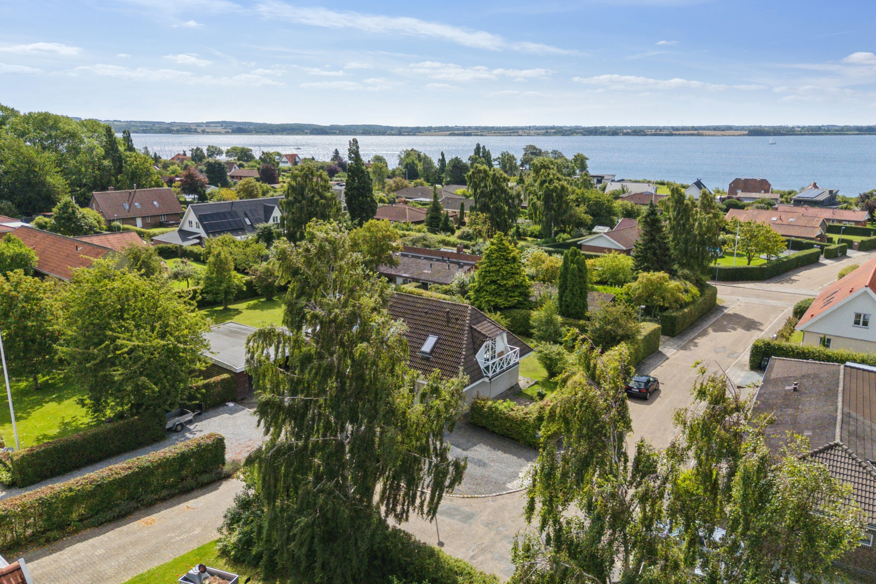 Fremhævet luftfoto billede i fuldskærmstilstand. Billede af Stenbukken 48, 5700 Svendborg