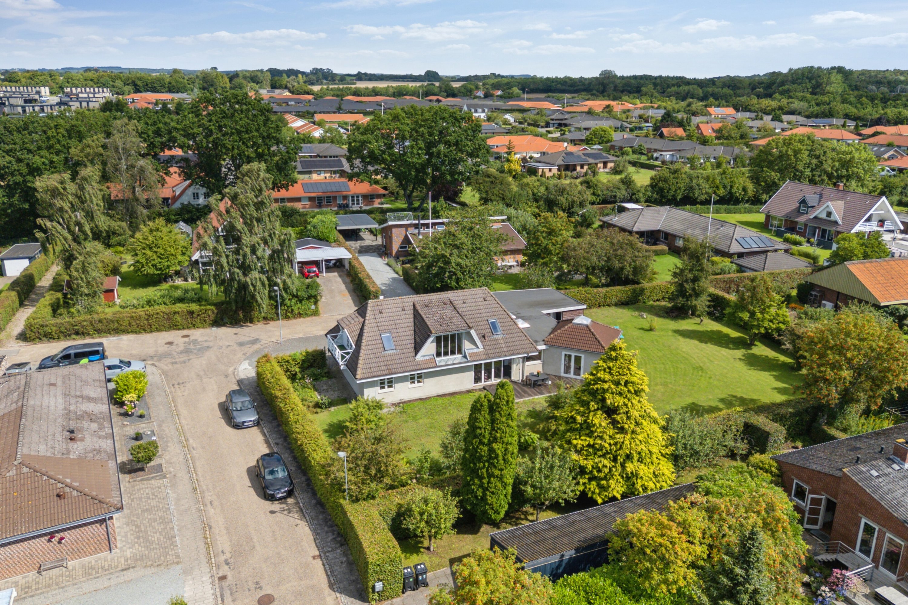 Fremhævet luftfoto billede i fuldskærmstilstand. Billede af Stenbukken 48, 5700 Svendborg