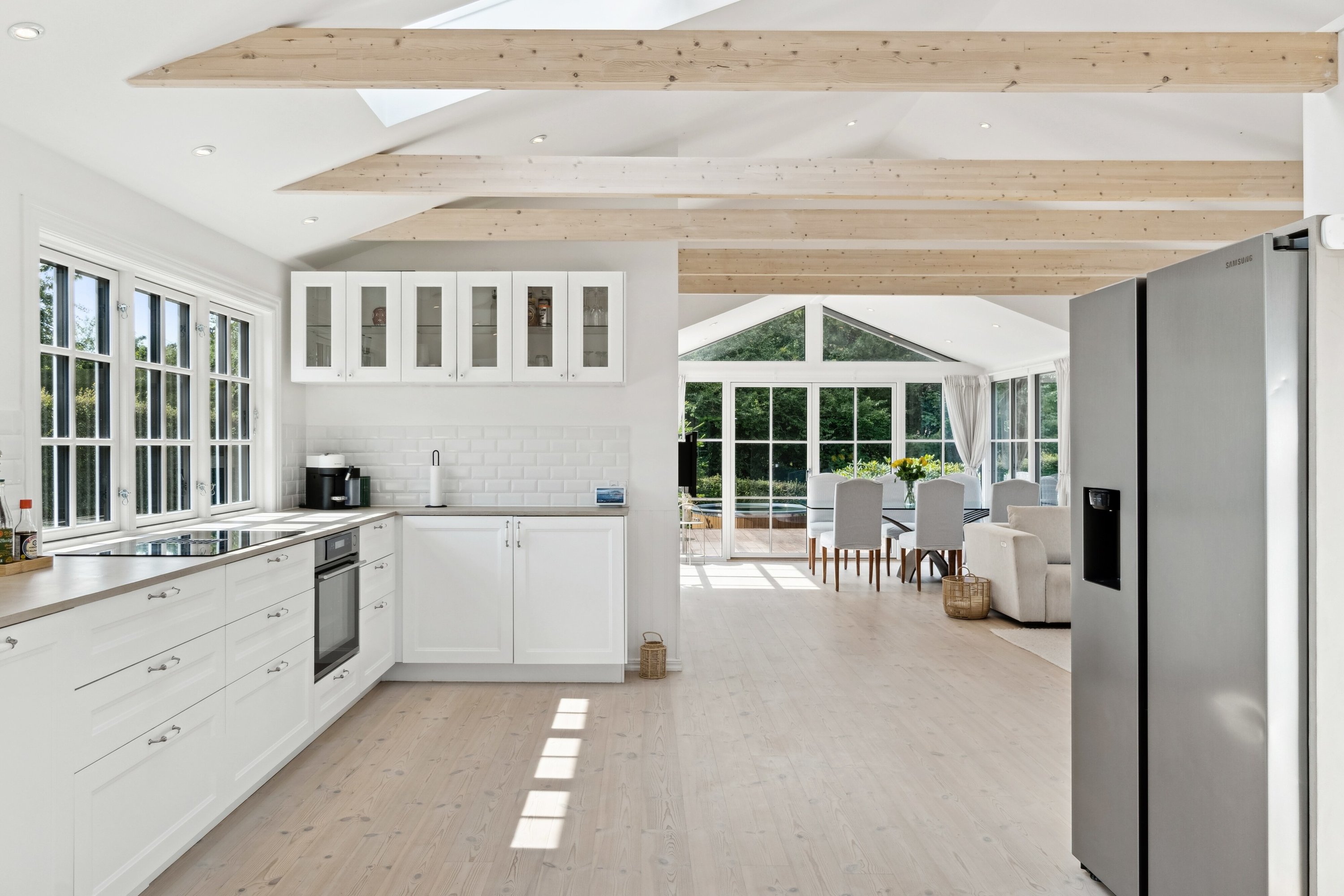 Fremhævet køkken billede i fuldskærmstilstand. Billede af Strandmosevej 15, Ebbeløkke, 4500 Nykøbing Sj