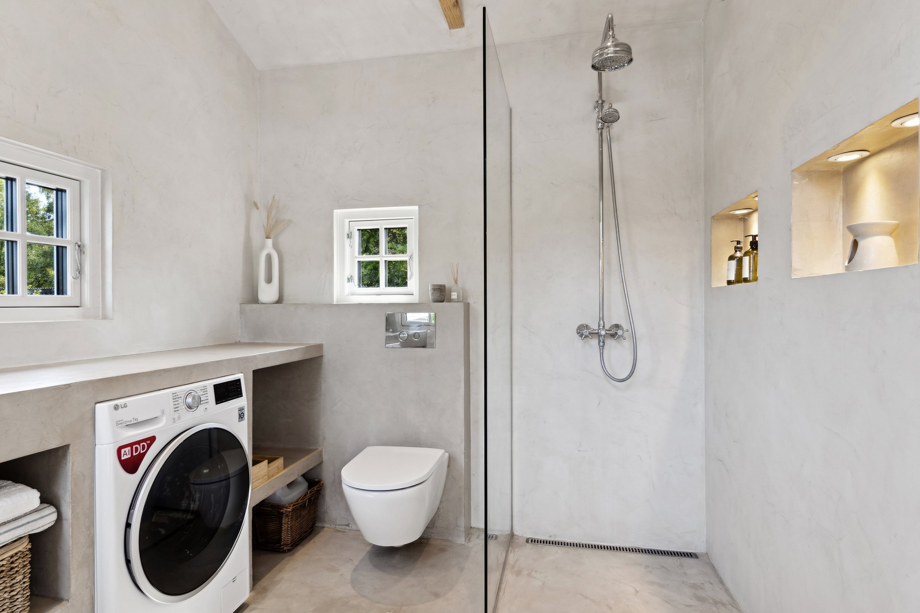 Fremhævet badeværelse billede i fuldskærmstilstand. Billede af Strandmosevej 15, Ebbeløkke, 4500 Nykøbing Sj