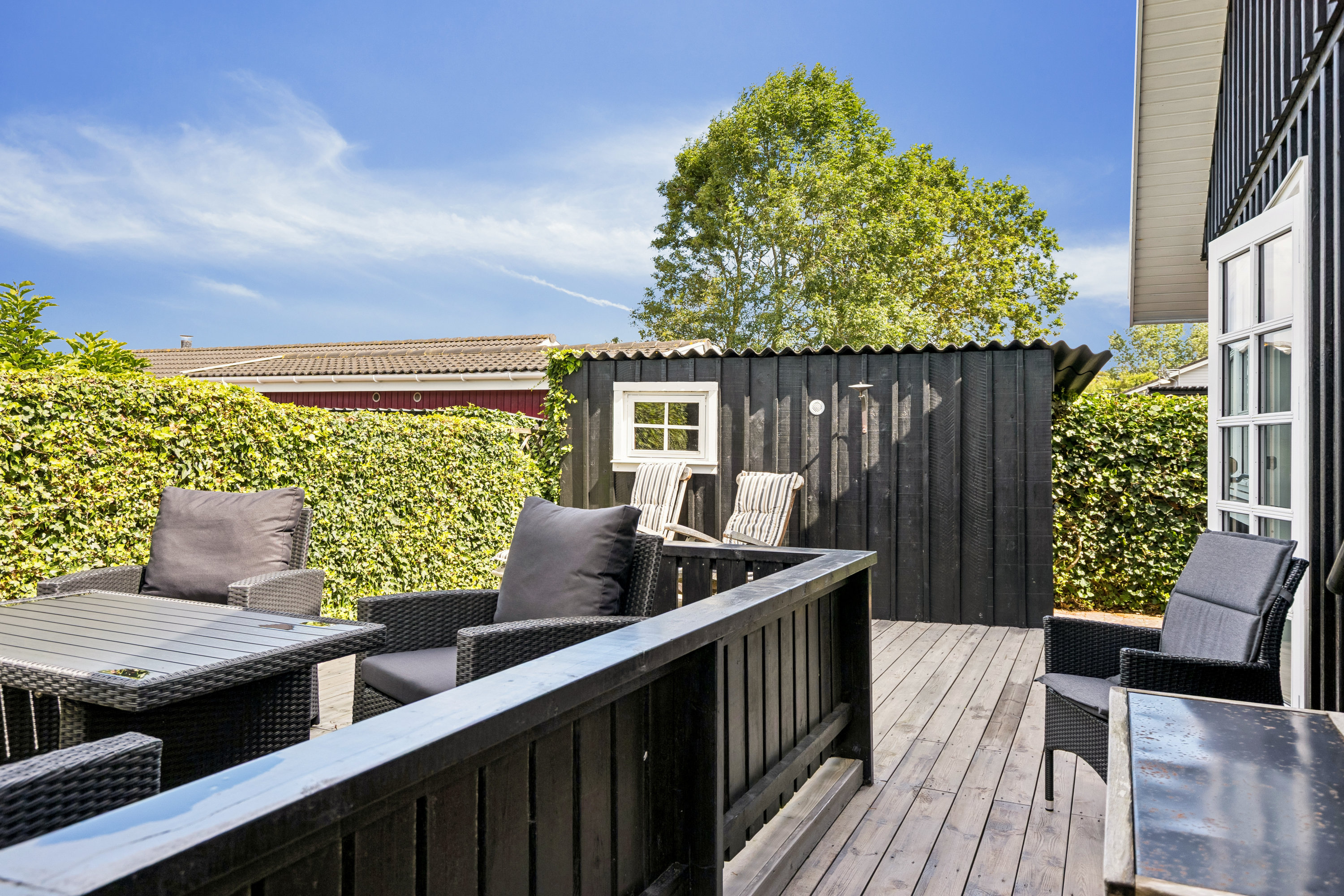 Fremhævet terrasse billede i fuldskærmstilstand. Billede af Egevej 3, Havnsø, 4591 Føllenslev