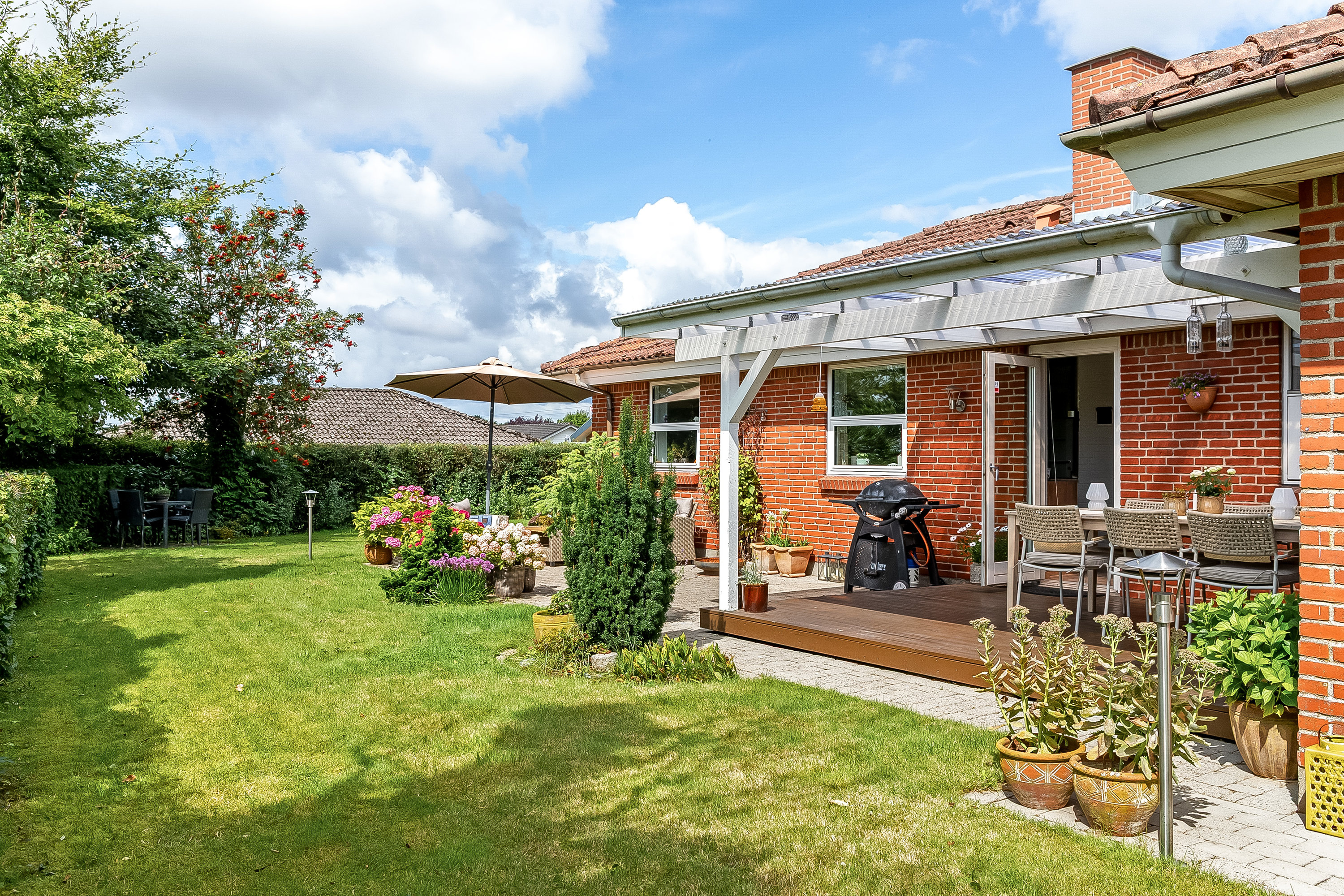 Fremhævet have billede i fuldskærmstilstand. Billede af Julivænget 52, Bramdrupdam, 6000 Kolding