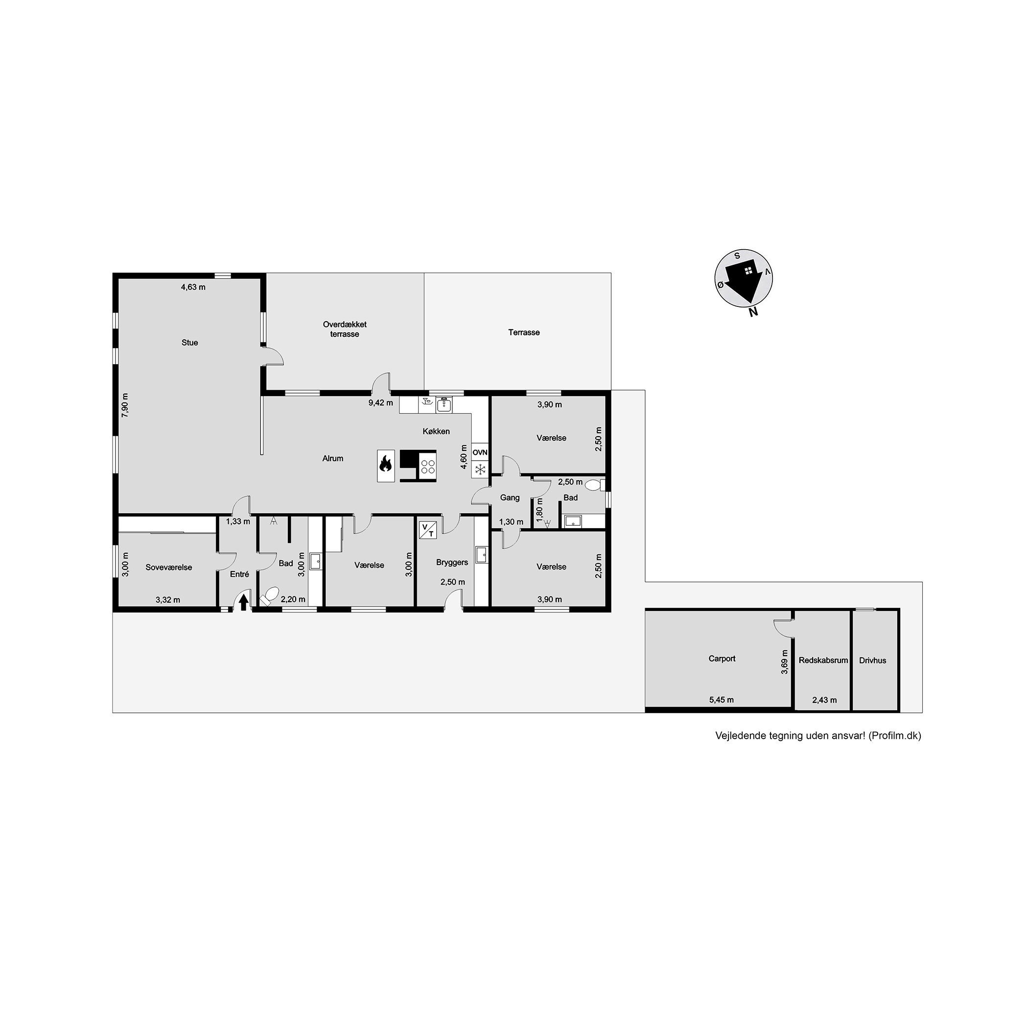 Plantegninger billede af Julivænget 52, Bramdrupdam, 6000 Kolding