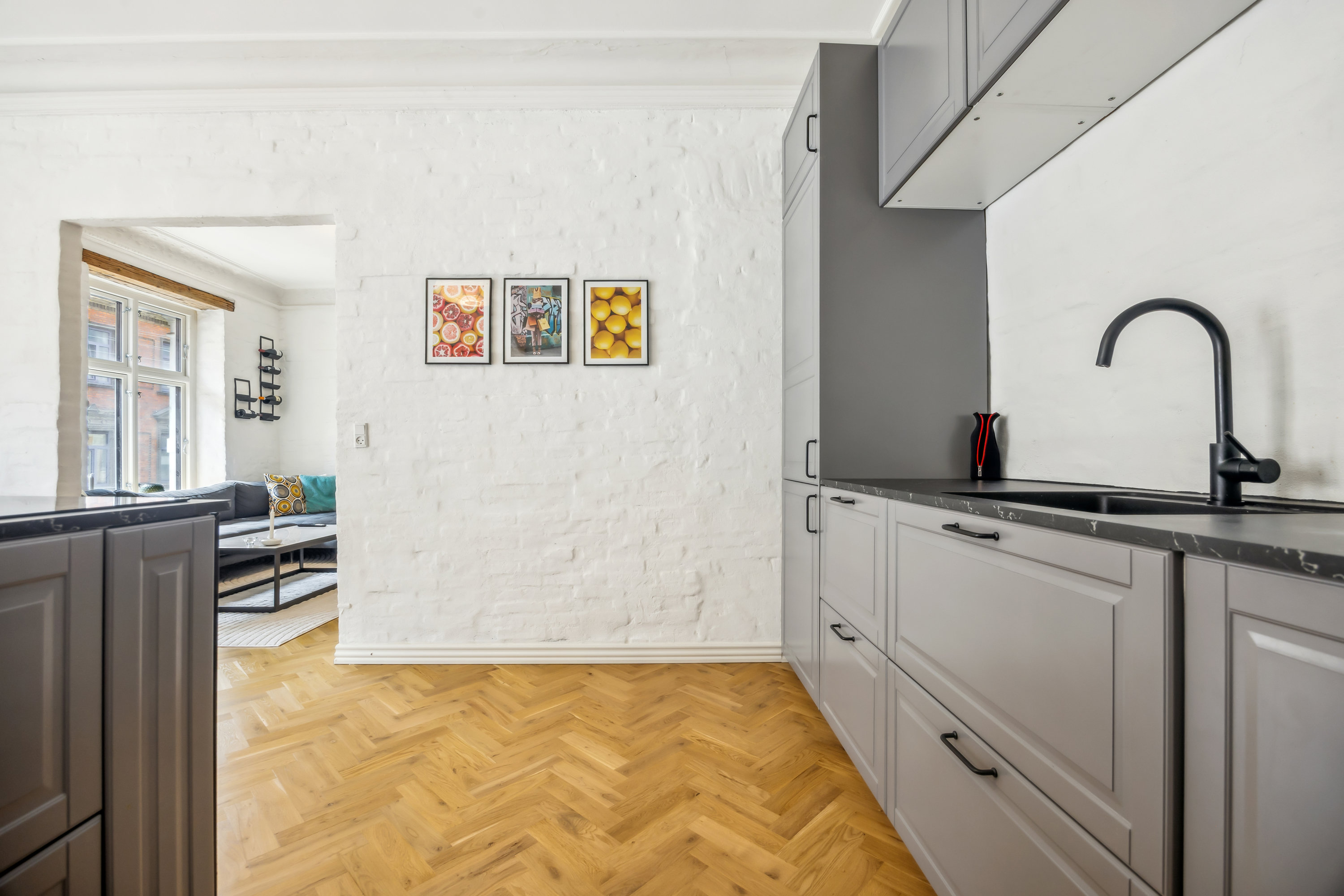 Fremhævet køkken billede i fuldskærmstilstand. Billede af Danmarksgade 53, 1. th., 9000 Aalborg