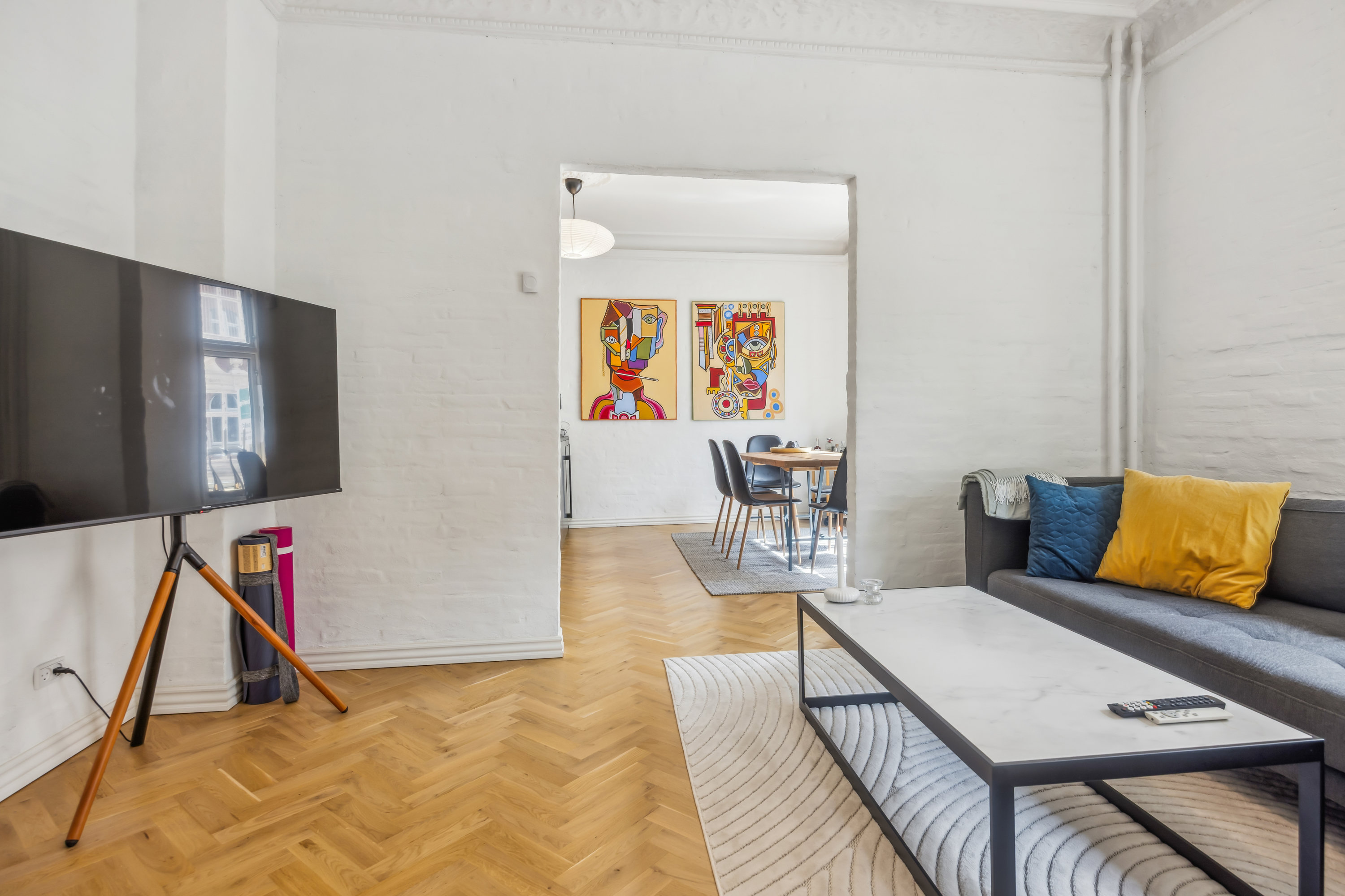 Miniaturebillede 1: stue. Billede af Danmarksgade 53, 1. th., 9000 Aalborg