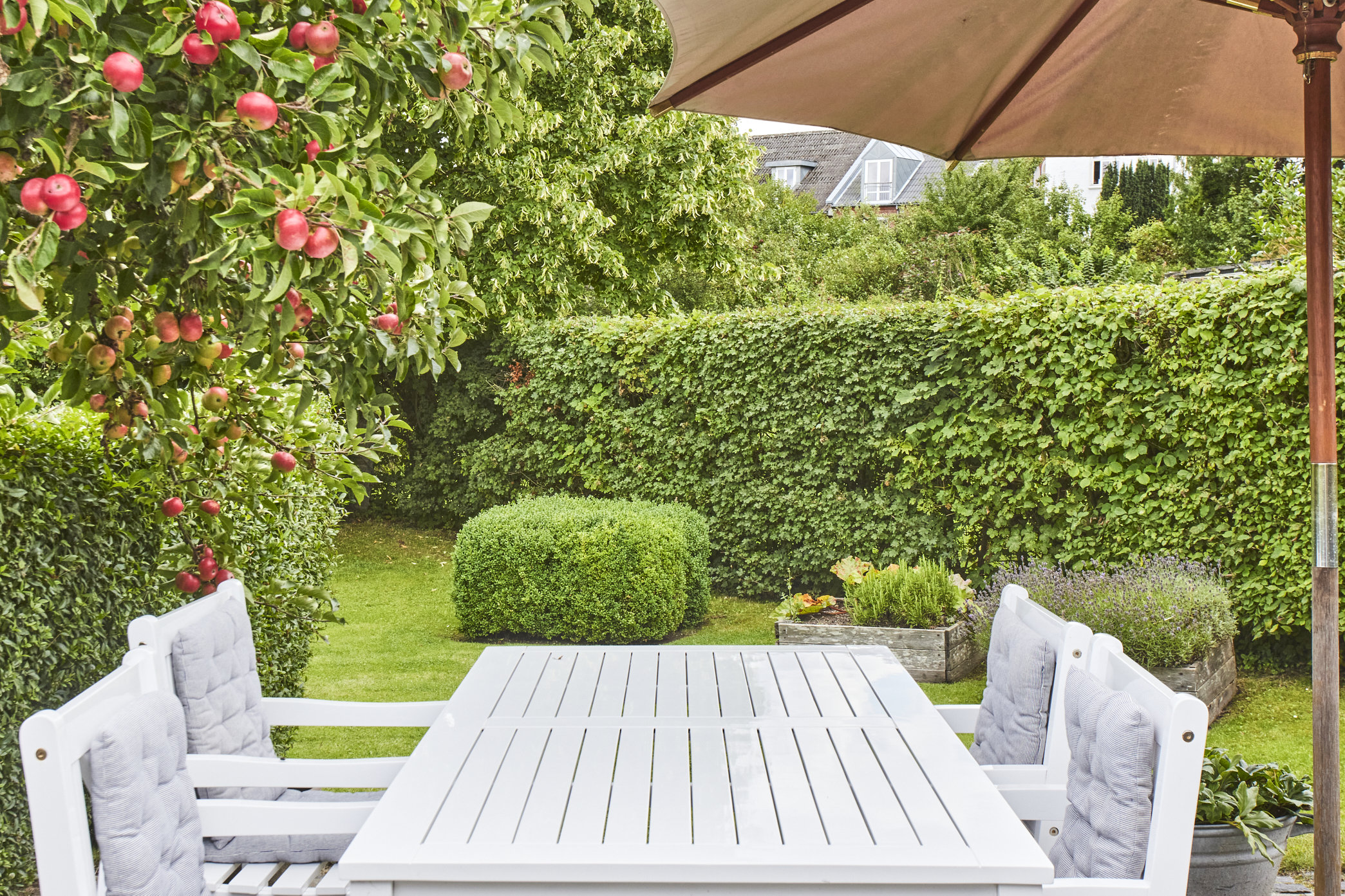 Fremhævet terrasse billede i fuldskærmstilstand. Billede af Nørre Alle 31, 8660 Skanderborg