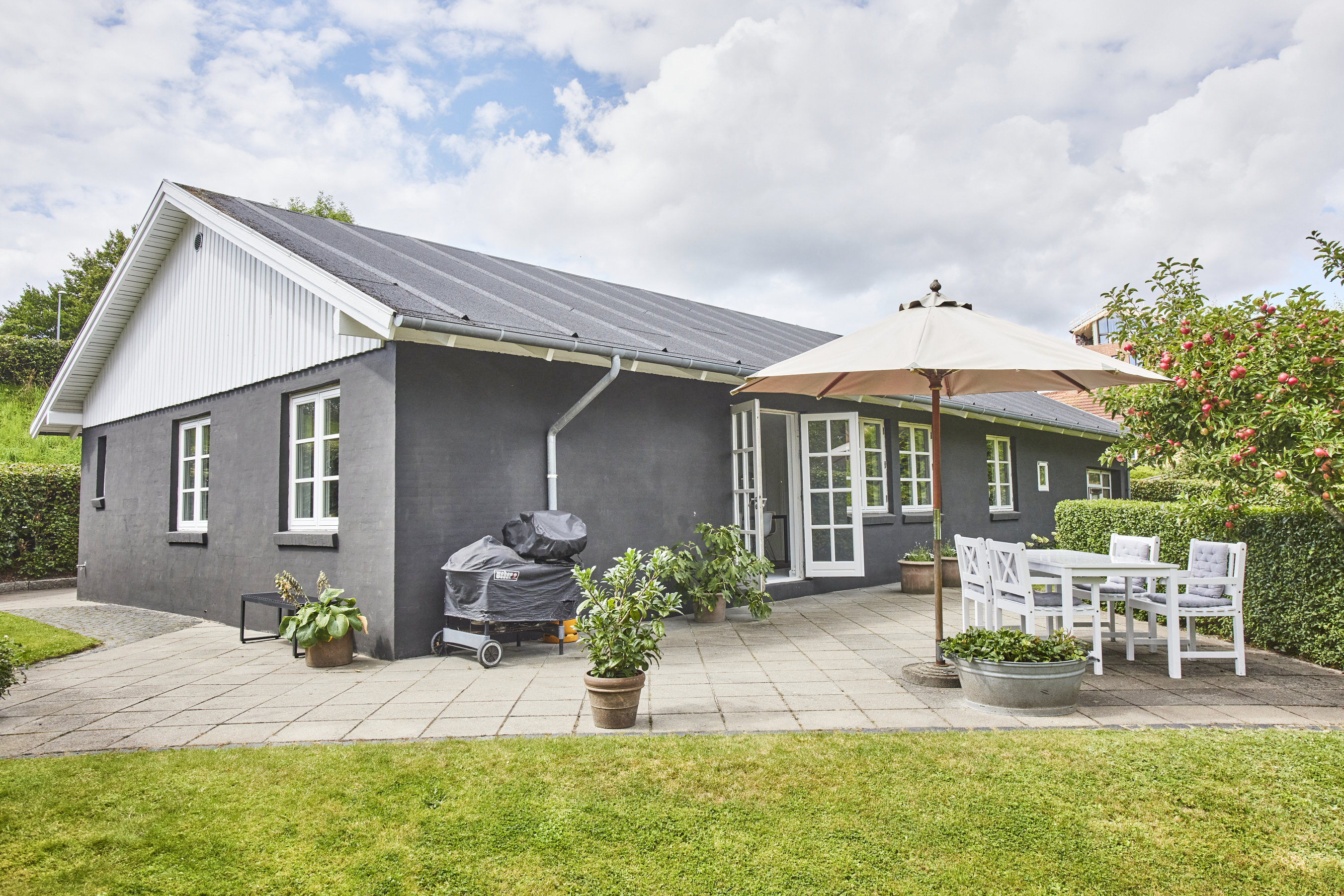 Fremhævet terrasse billede i fuldskærmstilstand. Billede af Nørre Alle 31, 8660 Skanderborg