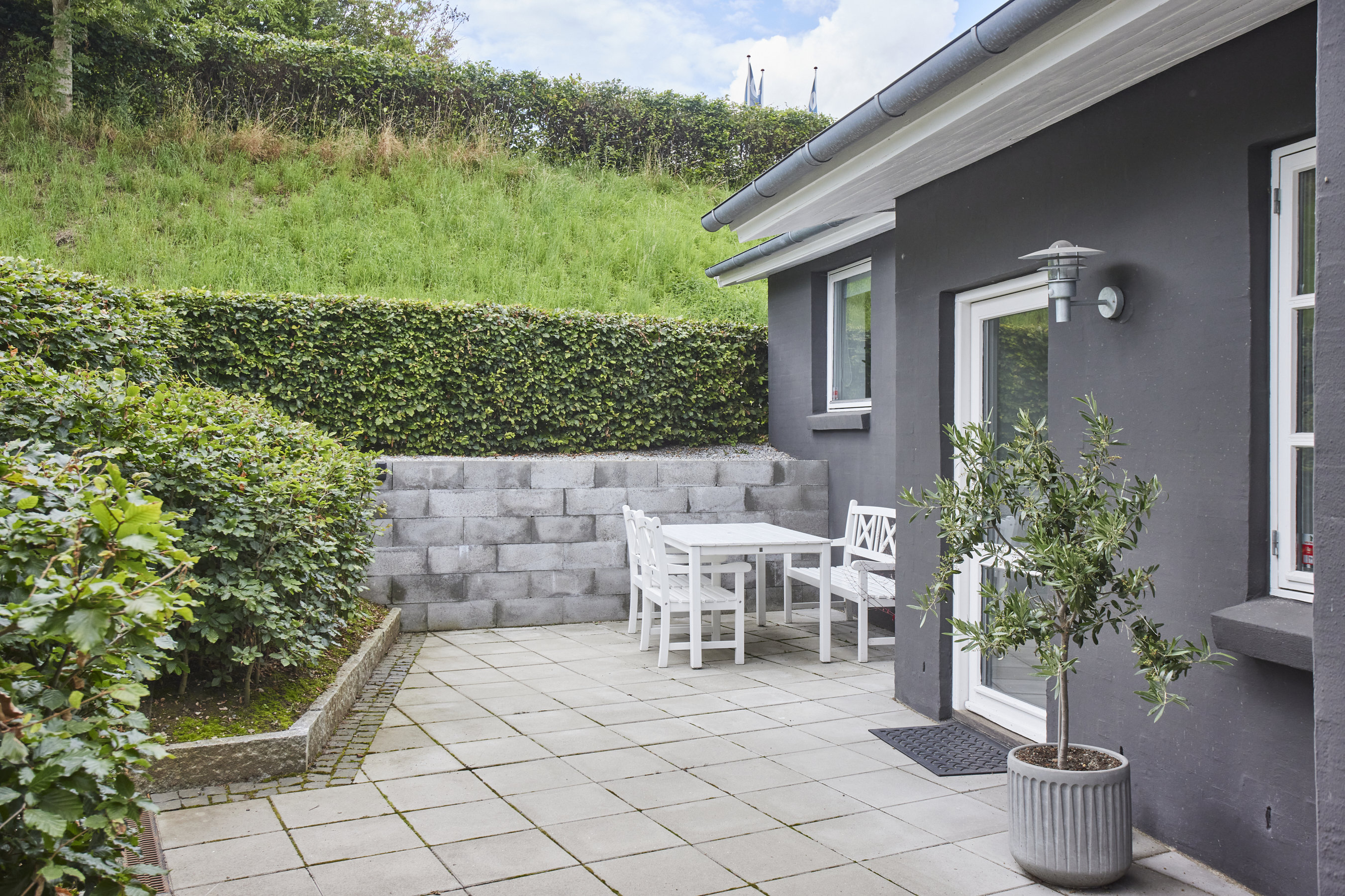 Fremhævet terrasse billede i fuldskærmstilstand. Billede af Nørre Alle 31, 8660 Skanderborg