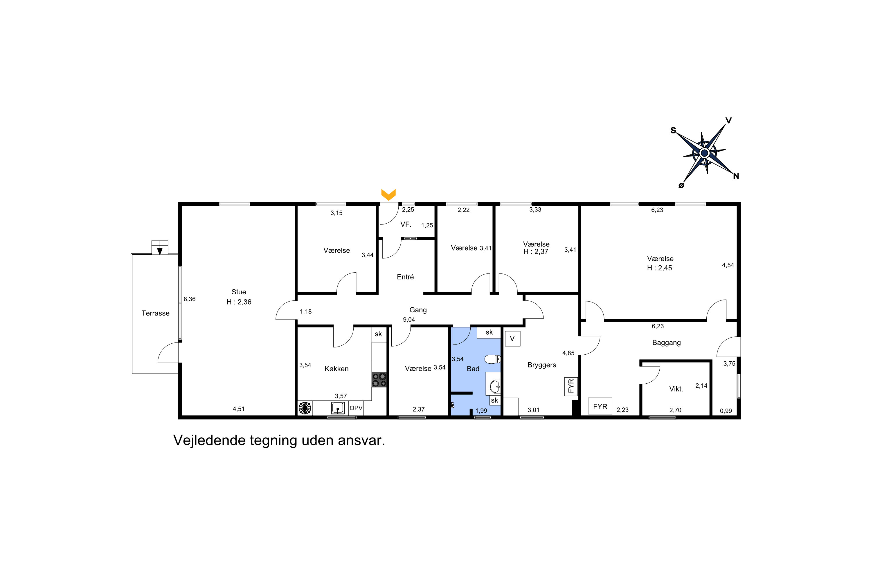 Plantegninger billede af Havvejen 24, Udbyhøj, 8950 Ørsted