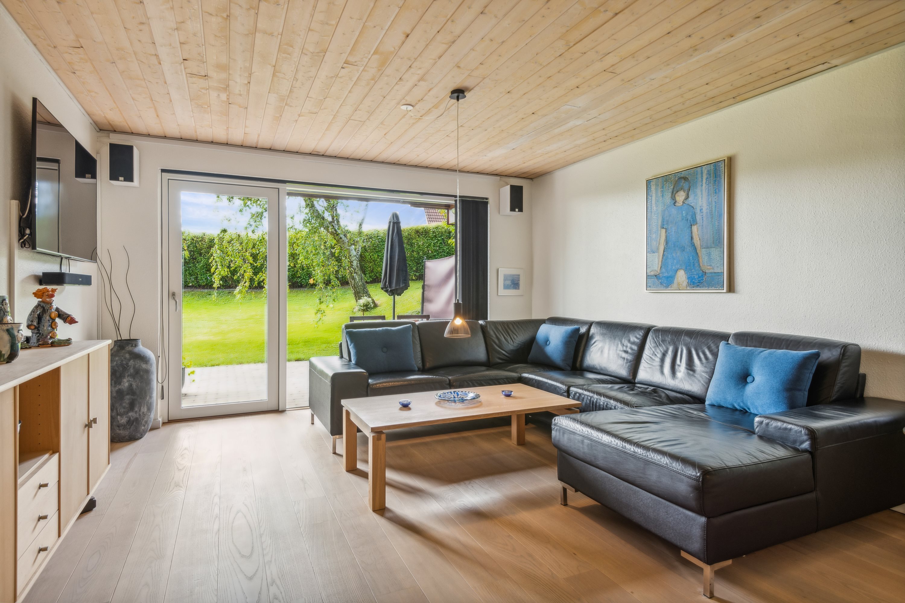 Fremhævet stue billede i fuldskærmstilstand. Billede af Reites Alle 4, 9530 Støvring