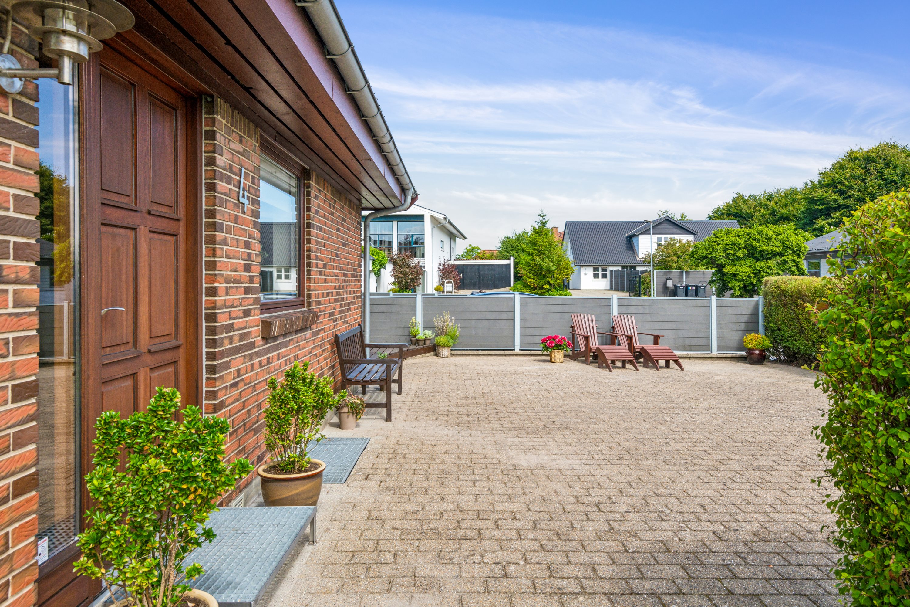 Fremhævet terrasse billede i fuldskærmstilstand. Billede af Reites Alle 4, 9530 Støvring