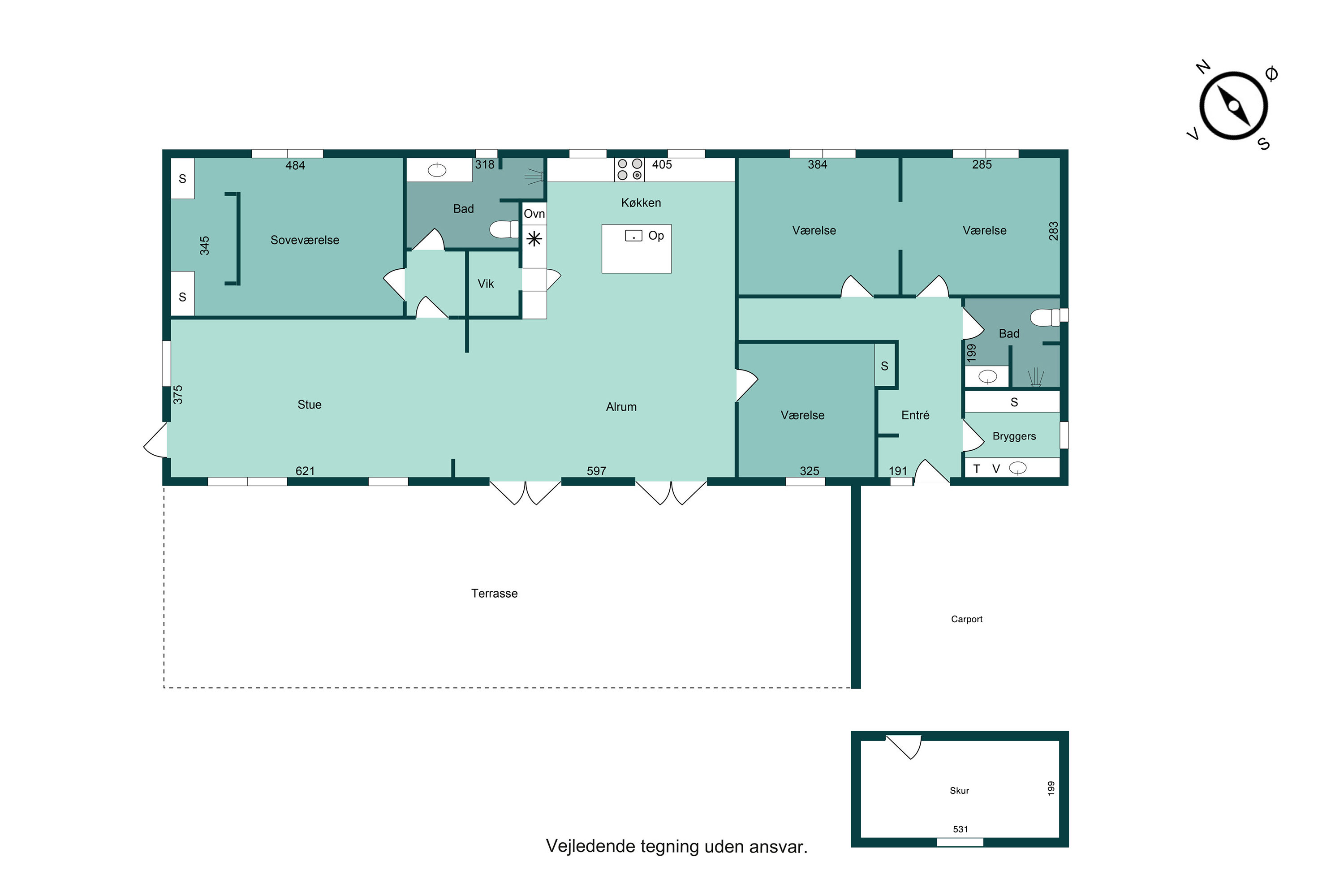 Plantegninger billede af Følfoden 6, Egebjerg, 8700 Horsens