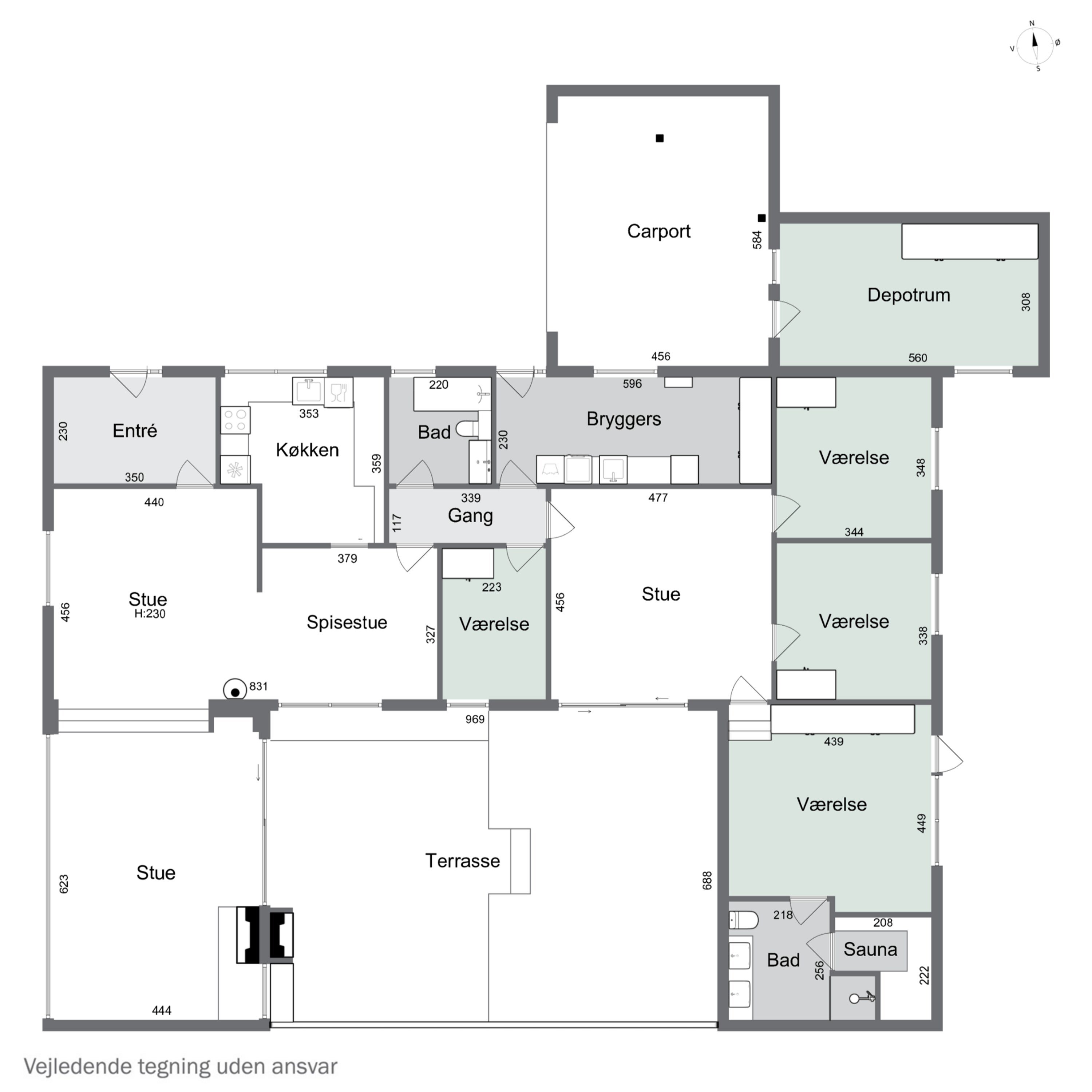Plantegninger billede af Grønlundsvej 6, 4760 Vordingborg