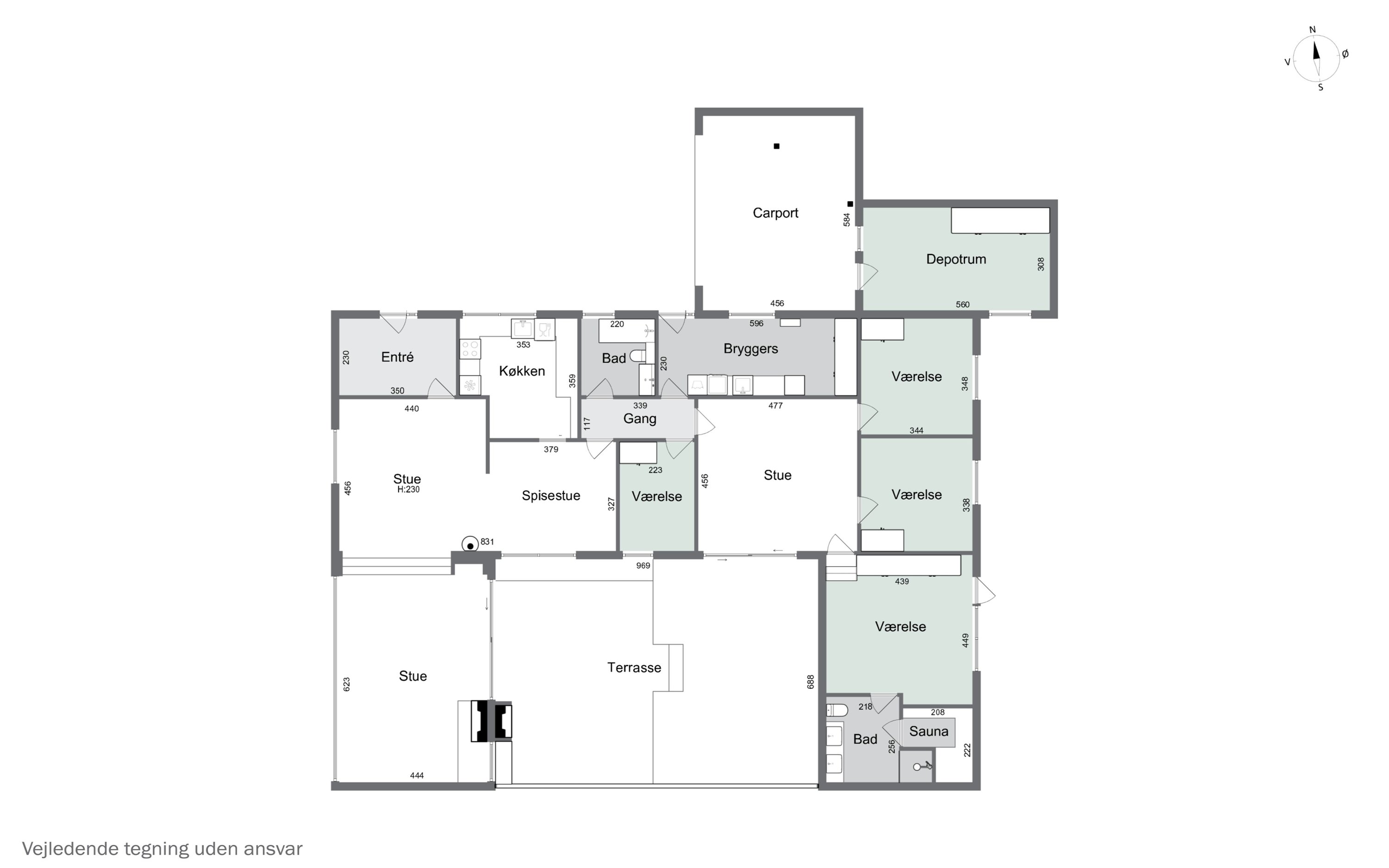 Plantegninger billede af Grønlundsvej 6, 4760 Vordingborg