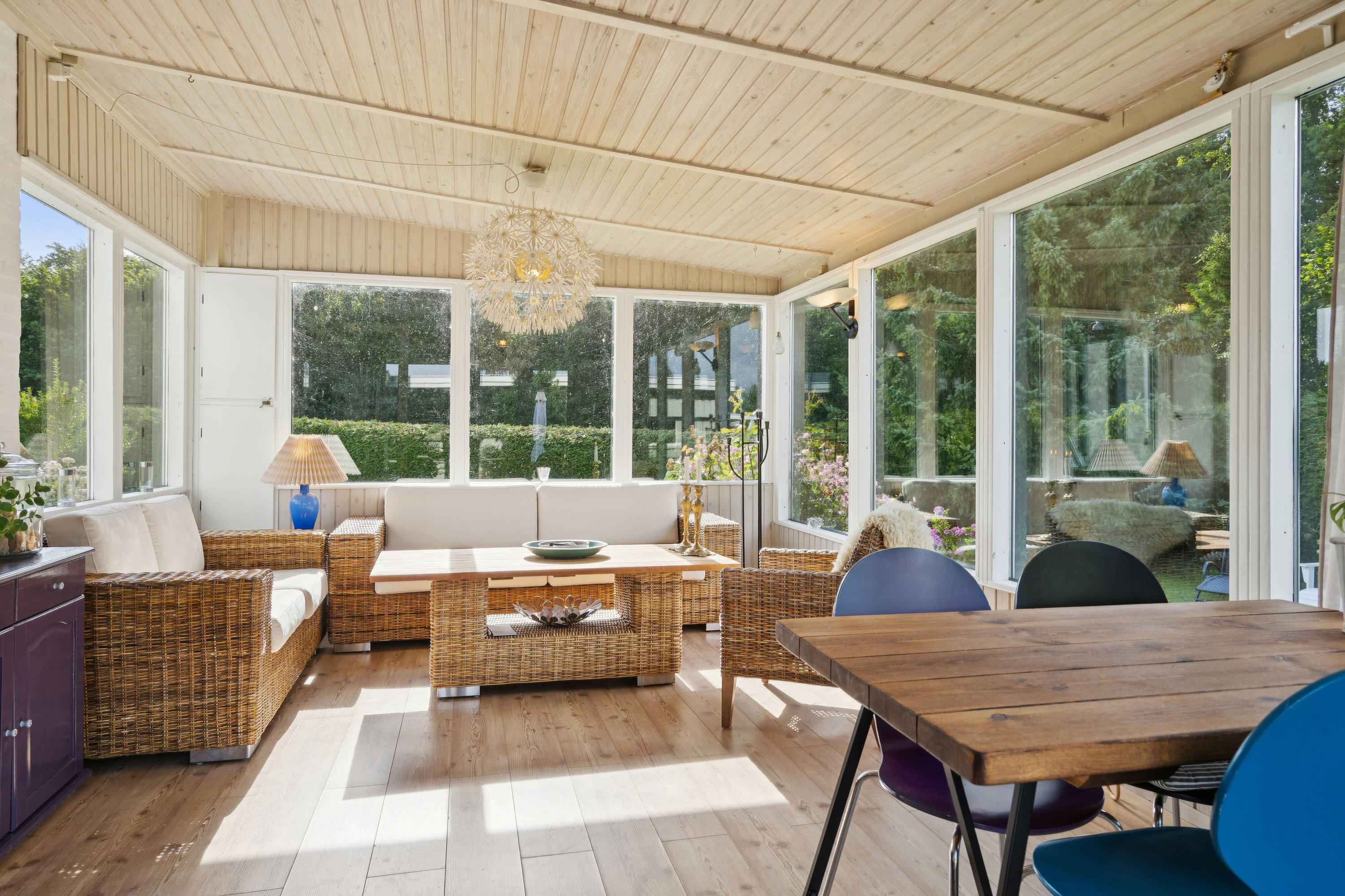 Fremhævet stue billede i fuldskærmstilstand. Billede af Brandskov 35, Vråmose, 4654 Faxe Ladeplads