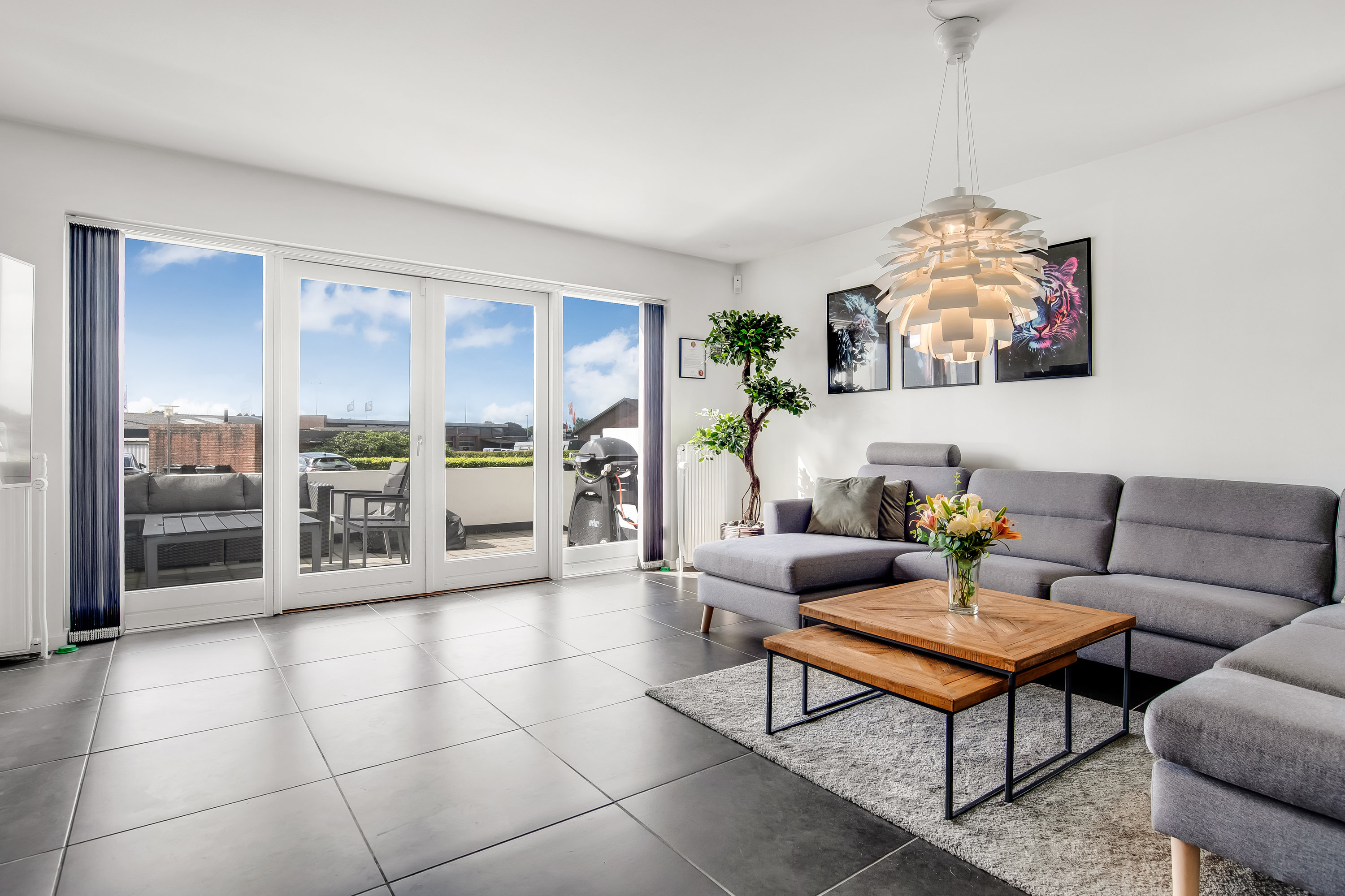 Fremhævet stue billede i fuldskærmstilstand. Billede af Gartnerivej 6, 7500 Holstebro