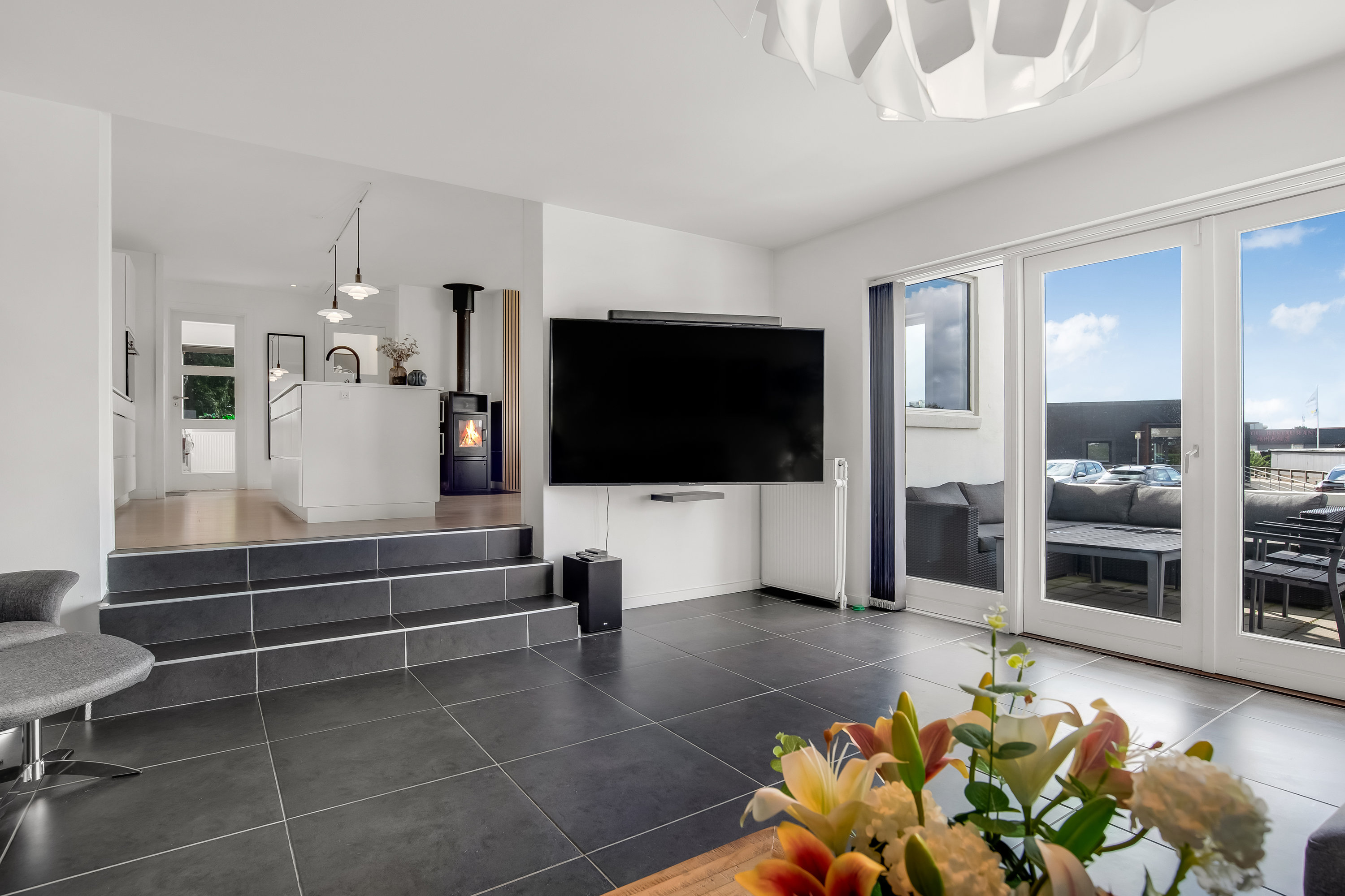 Fremhævet stue billede i fuldskærmstilstand. Billede af Gartnerivej 6, 7500 Holstebro