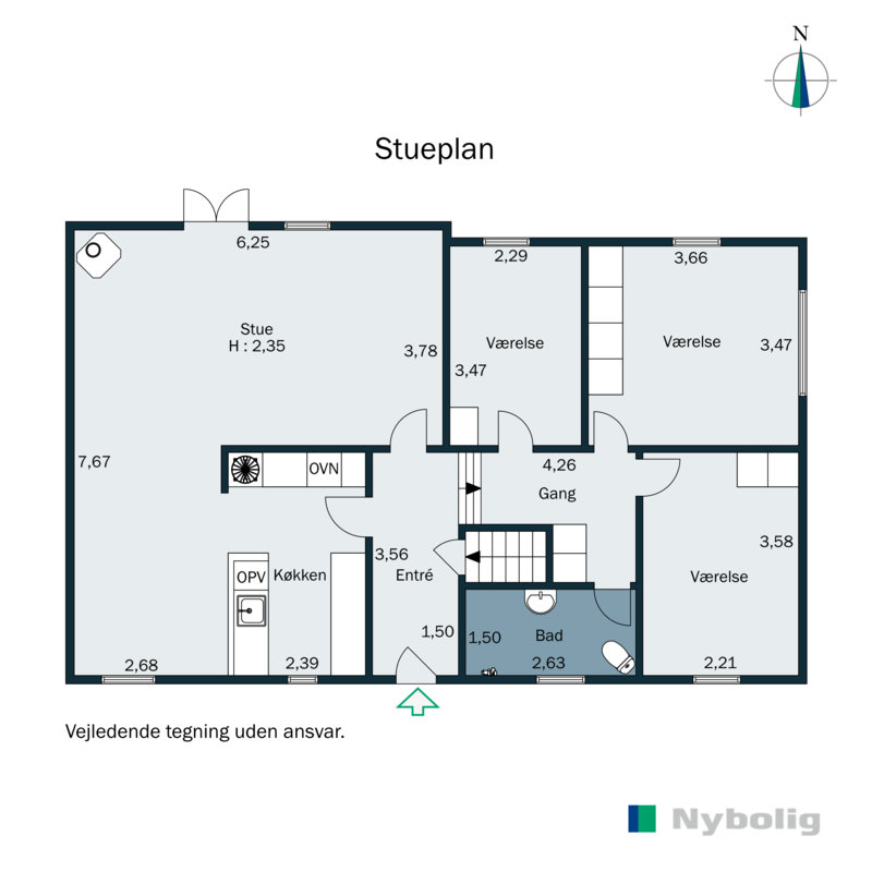 Plantegninger billede af Hestehaven 32, Marstrup, 6100 Haderslev