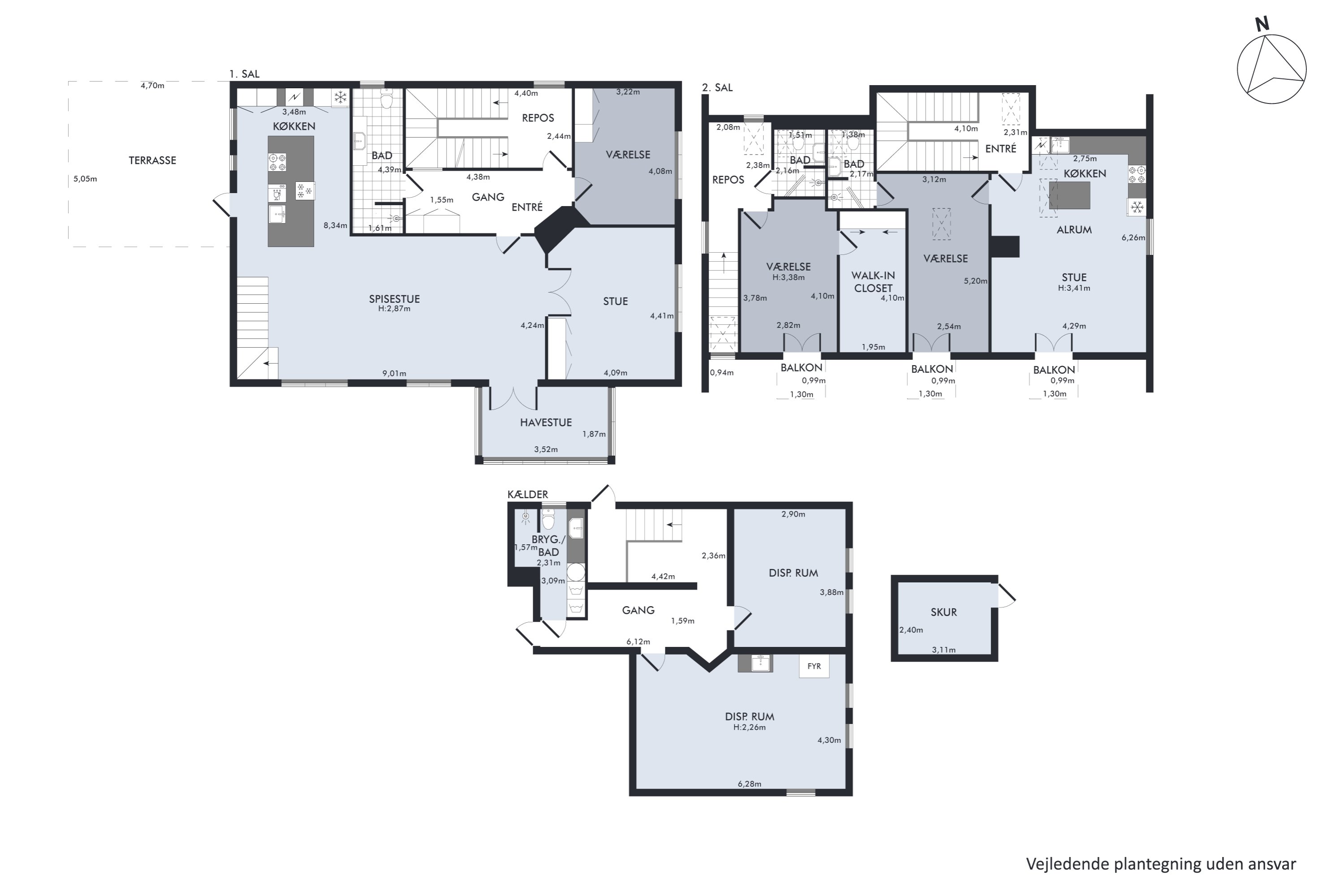 Plantegninger billede af Fuglebakkevej 83, 1., 2000 Frederiksberg